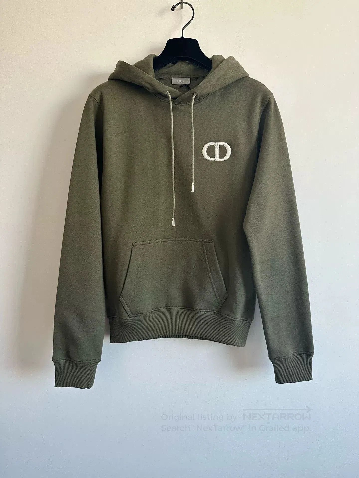 Dior Dior Military Green CD Embroidered Hoodie. Size XXS / US 00 / IT 34 - 7 Thumbnail
