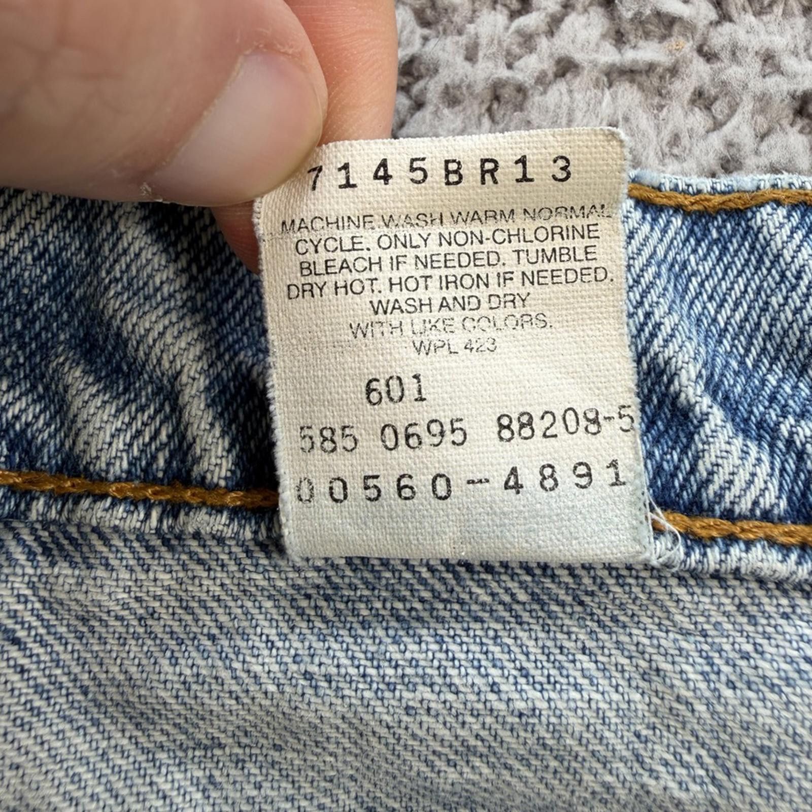 Levi's Vintage 90s Levis 560 Jeans 34x32 Loose Fit Tapered Light W Size US 34 / EU 50 - 10 Thumbnail