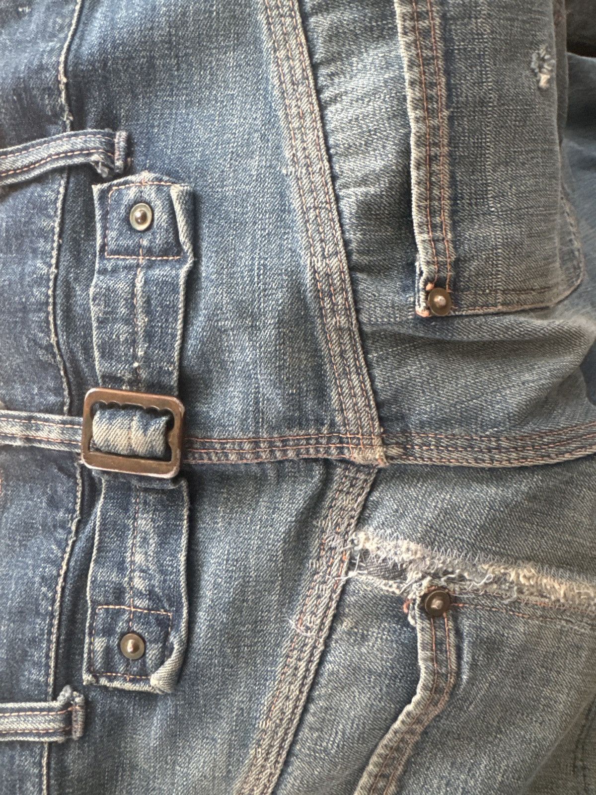 Other 1940s REPAIRED • BUCKLE BACK DENIM Size US 30 / EU 46 - 2 Thumbnail