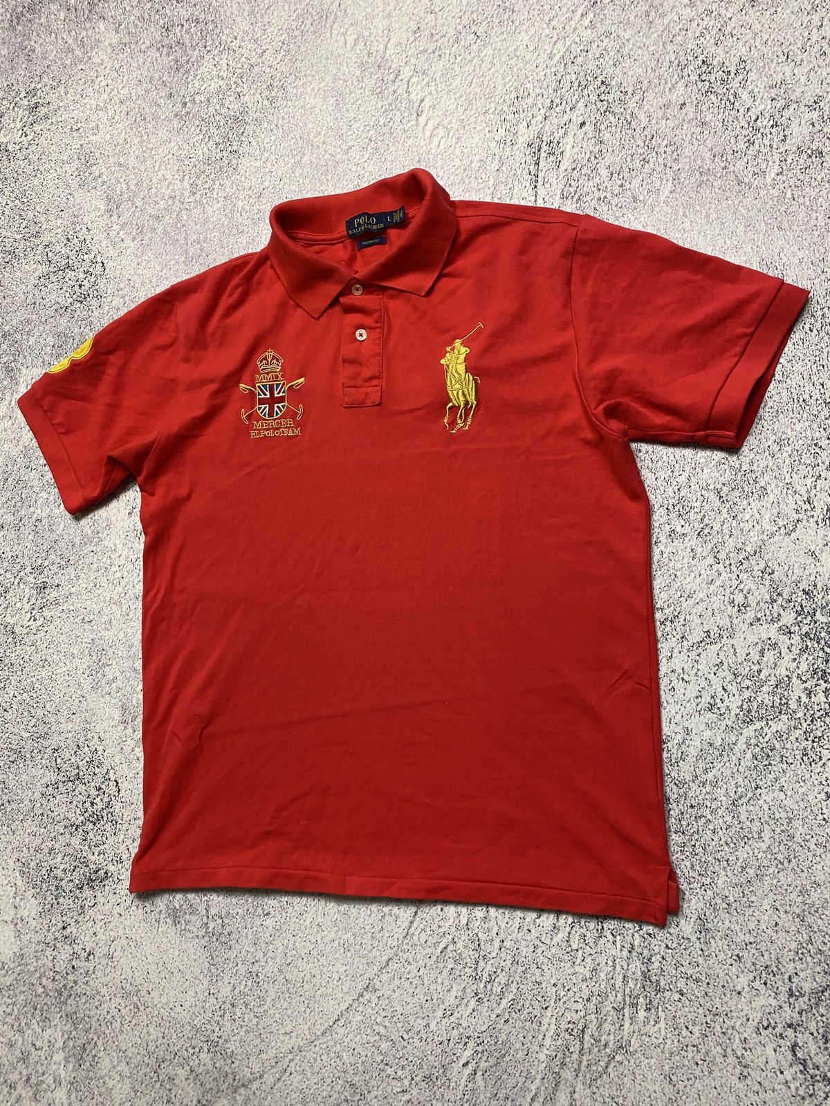 Polo Ralph Lauren × Ralph Lauren Polo Ralph Lauren 3 MERCER RL Polo Team Polo Shirt Size L Size US L / EU 52-54 / 3 - 2 Thumbnail