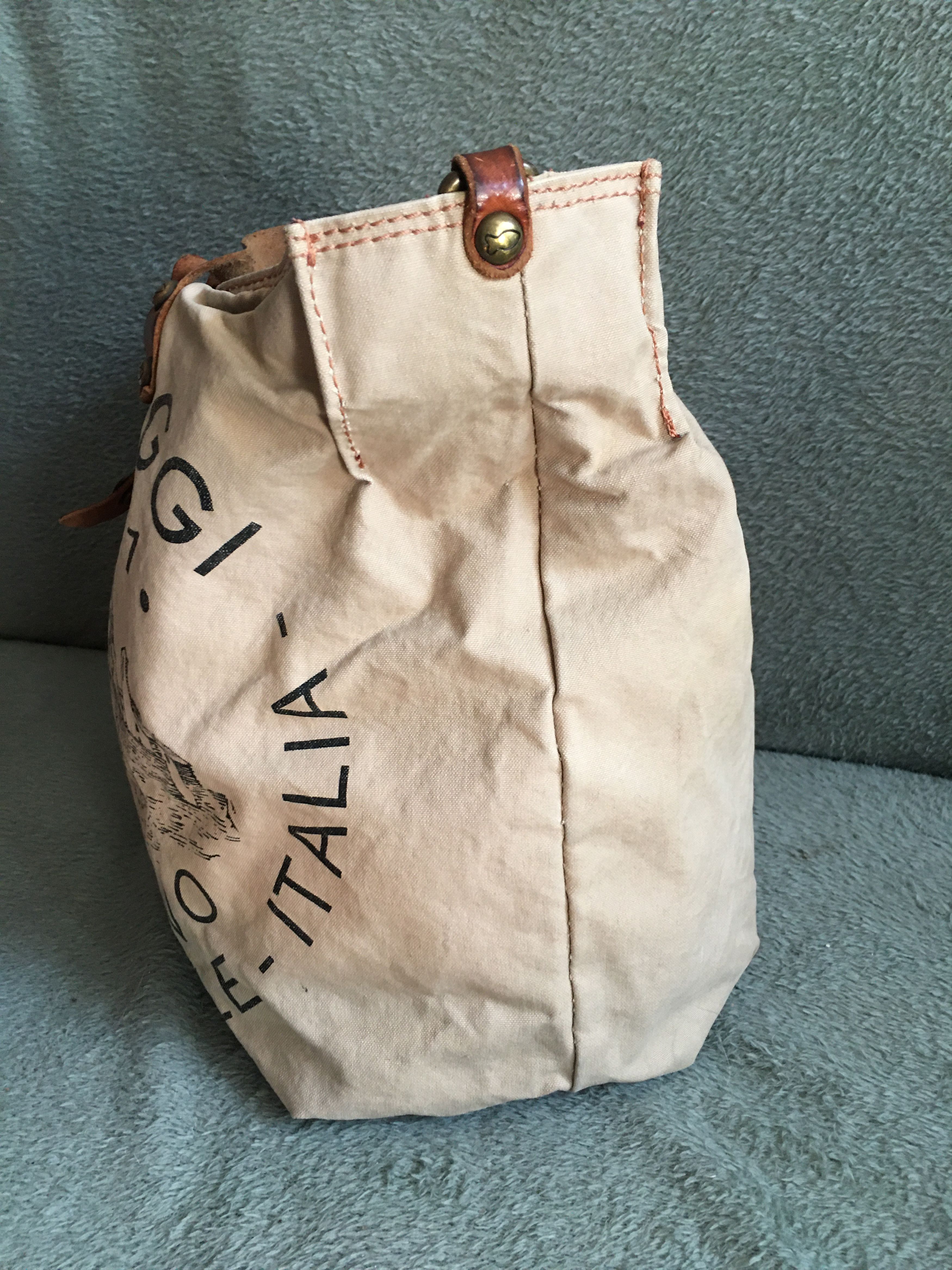 Campomaggi Campomaggi Canvas Leather Tote Bag Handbag Size ONE SIZE - 7 Thumbnail