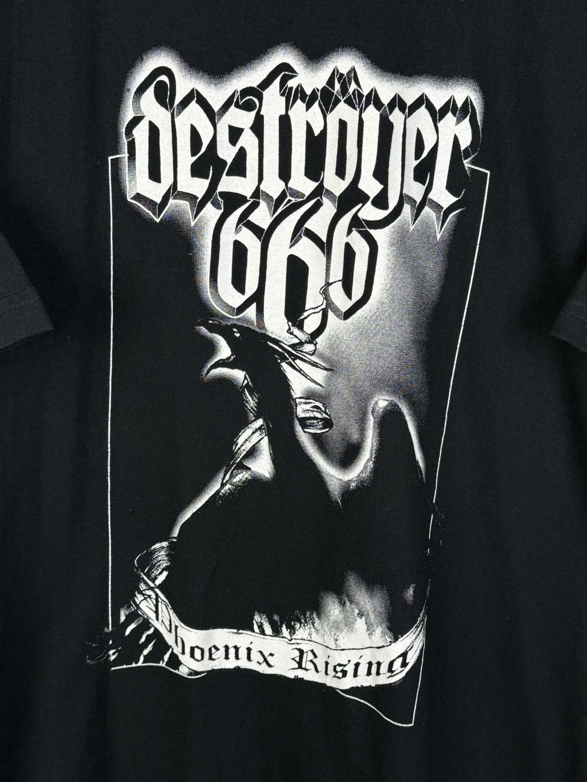 Band Tees 00s Destroyer 666 Phoenix Rising 2000 Black Metal T-Shirt M Size US M / EU 48-50 / 2 - 2 Thumbnail
