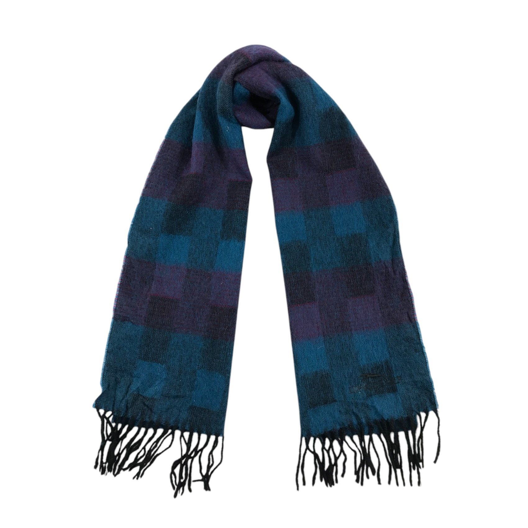 Longchamp × Vintage Longchamp Scarf / Muffler / Neckwear - WW1370 Size ONE SIZE - 1 Thumbnail