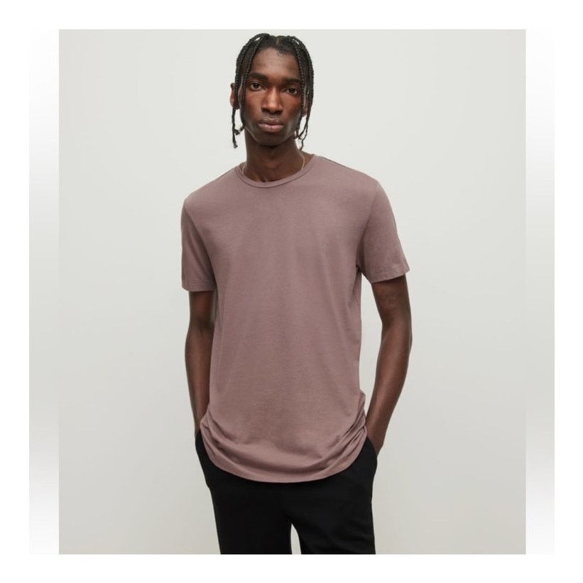 Allsaints All Saints Men's BraceTonic Crew Neck Slim Fit Tee Size US L / EU 52-54 / 3 - 1 Thumbnail