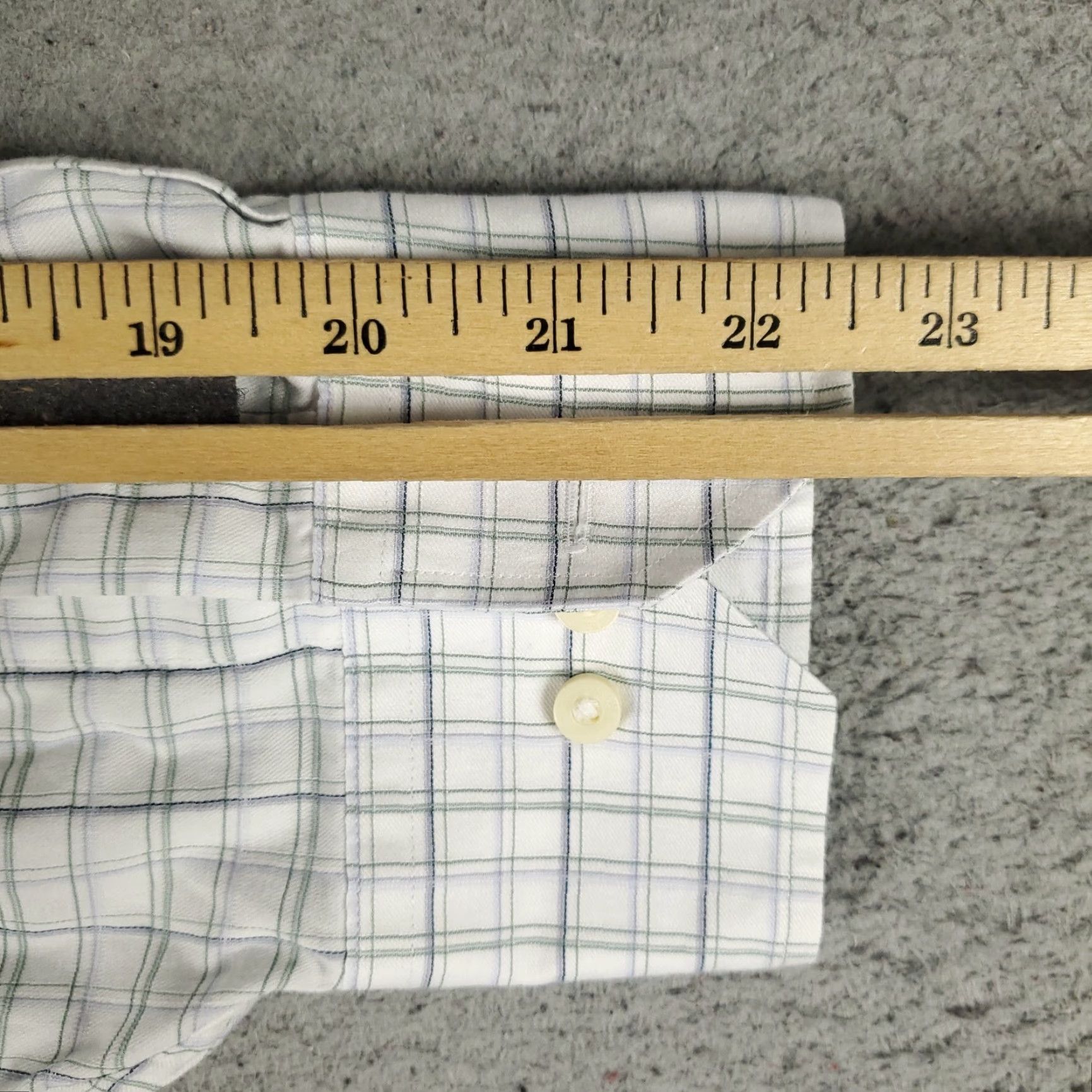 Tommy Bahama Tommy Bahama Dress Shirt Mens 17 Blue White Plaid Long Sleeve Button Up Casual Size 46R - 6 Thumbnail
