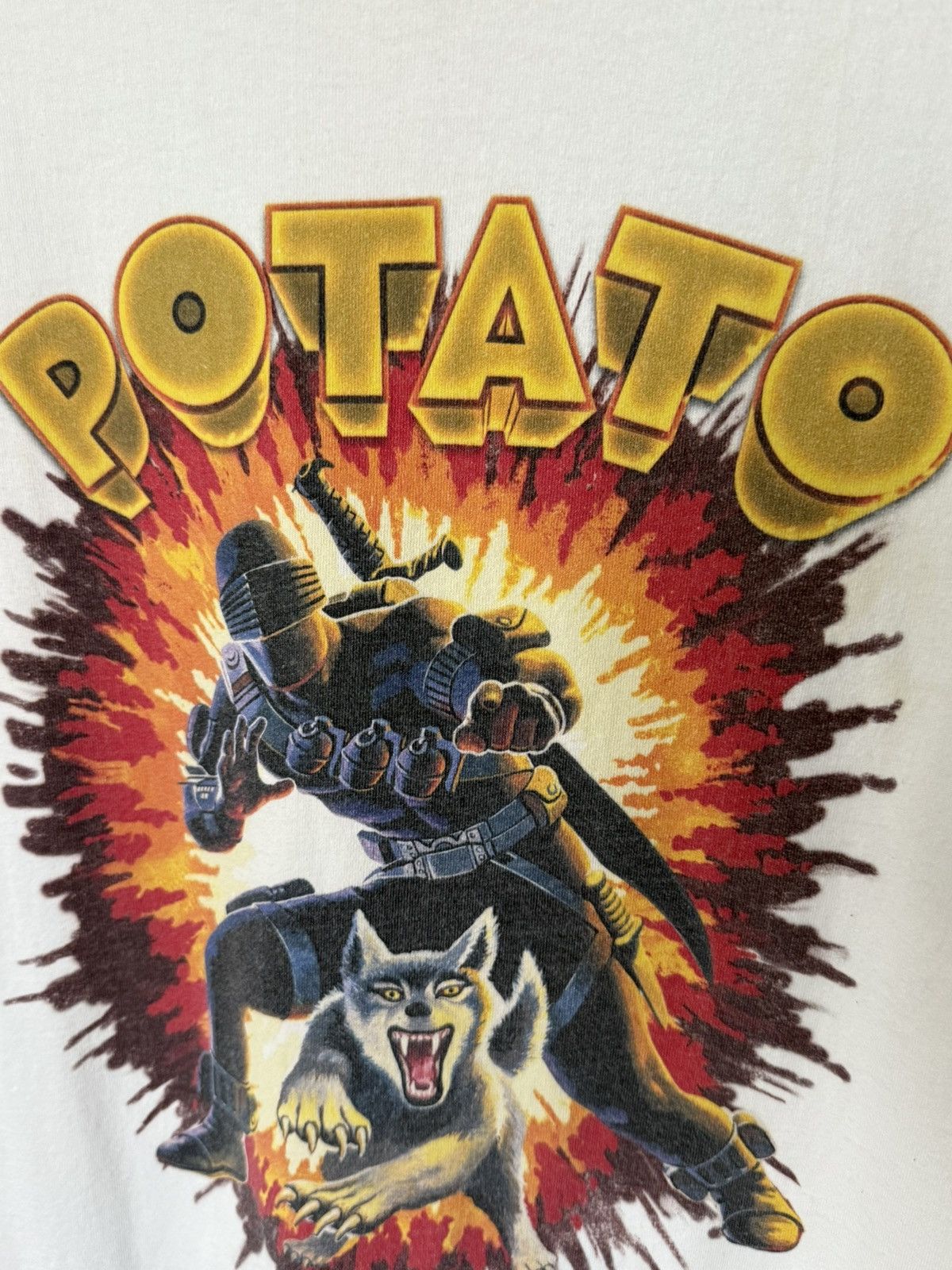 Imran Potato Imran Potato x GI Joe Tee White Large Size US L / EU 52-54 / 3 - 2 Thumbnail