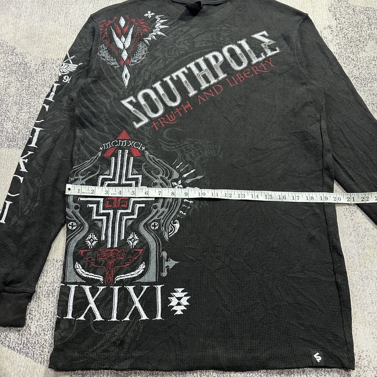 Southpole Southpole Truth and Liberty Longsleeve Tshirt Size US XL / EU 56 / 4 - 4 Thumbnail