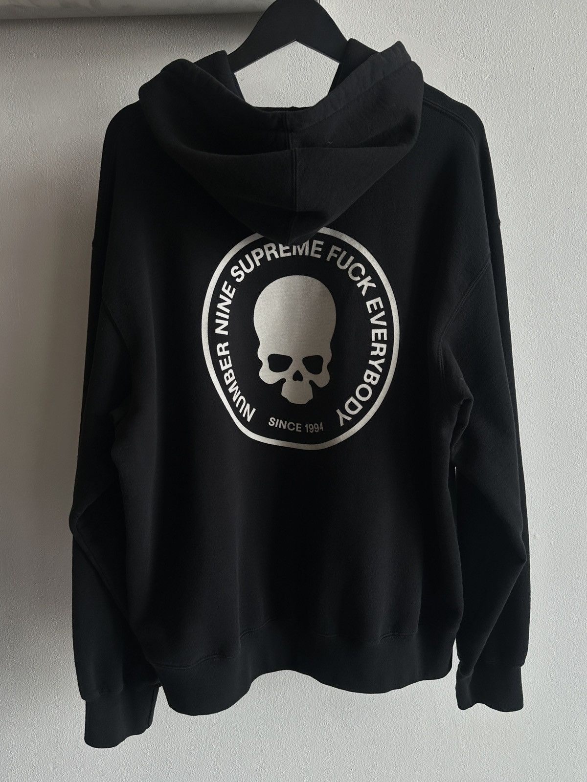 Supreme Supreme x Number (N)ine FW25 F* Everybody Hooded Sweatshirt Size US L / EU 52-54 / 3 - 1 Thumbnail