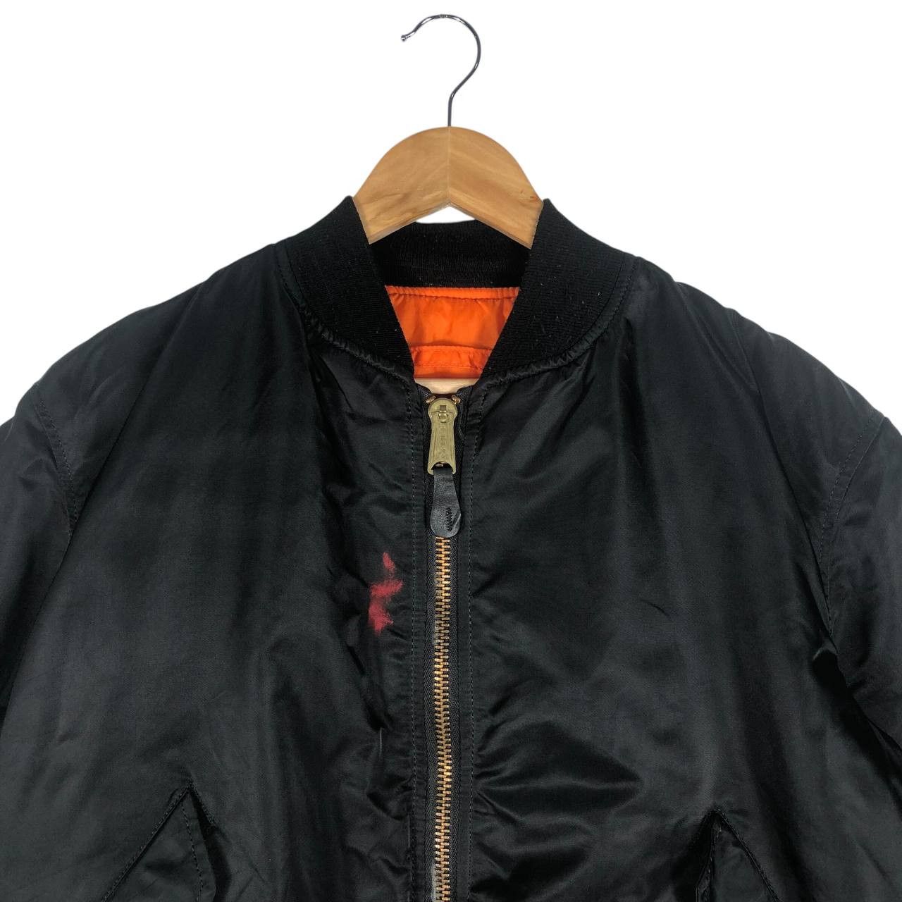 Alpha Industries × Vintage Vintage Alpha Industries MA-1 Bombers Jacket Size US L / EU 52-54 / 3 - 2 Thumbnail