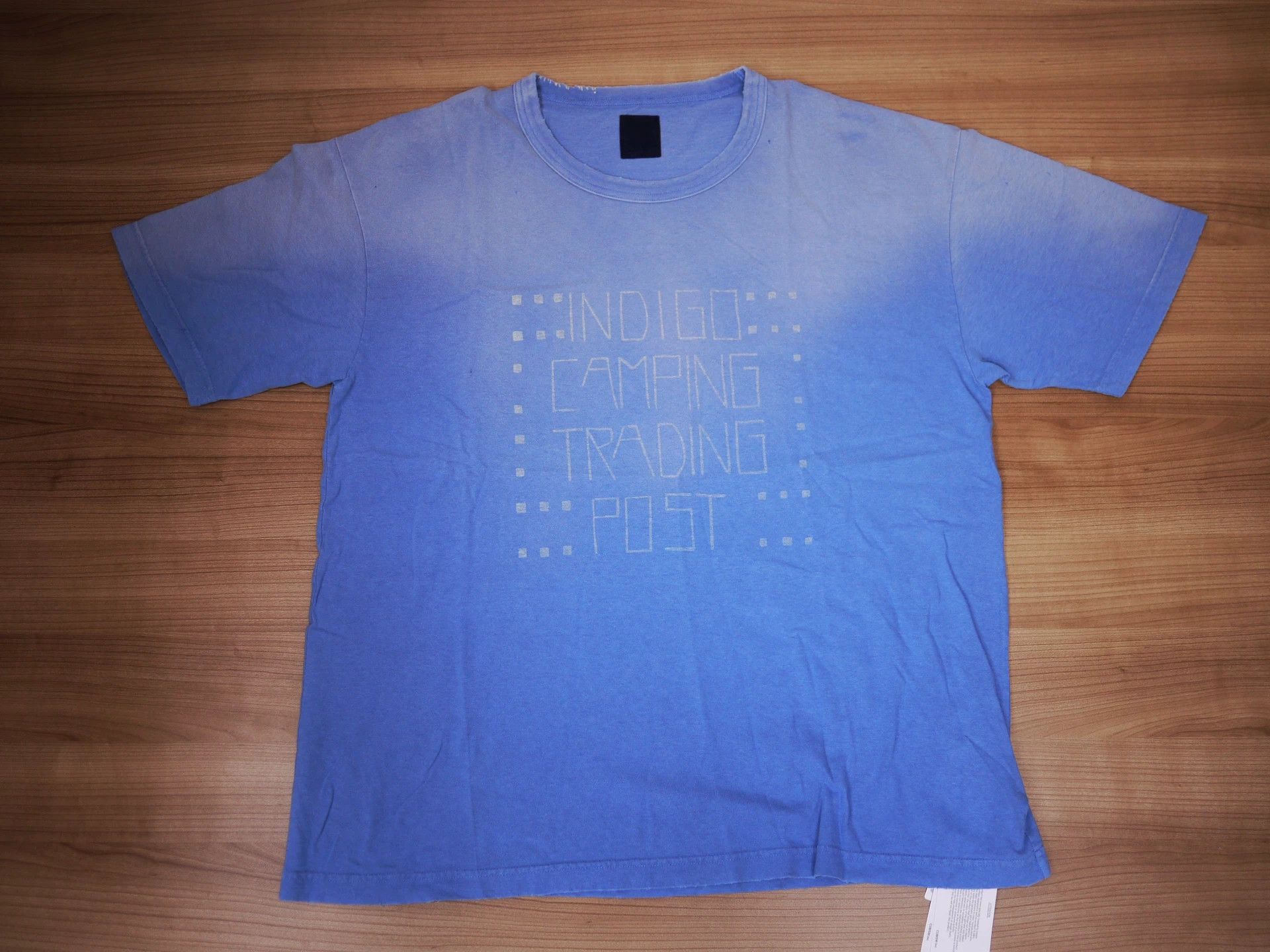 VISVIM ICT AMPLUS TEE CRASH INDIGO 4