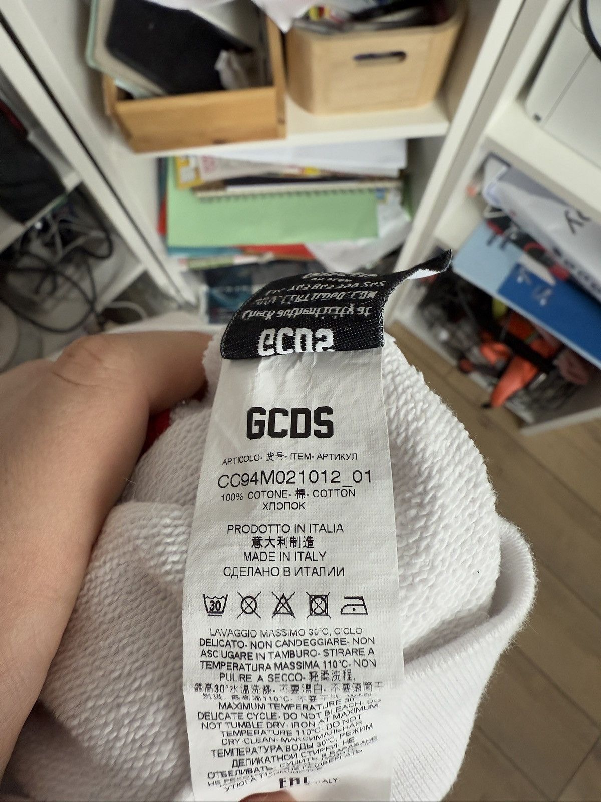 Designer × GCDS GCDS big spellout logo boxy baggy sweatshirt crewneck S italy Size US S / EU 44-46 / 1 - 8 Thumbnail