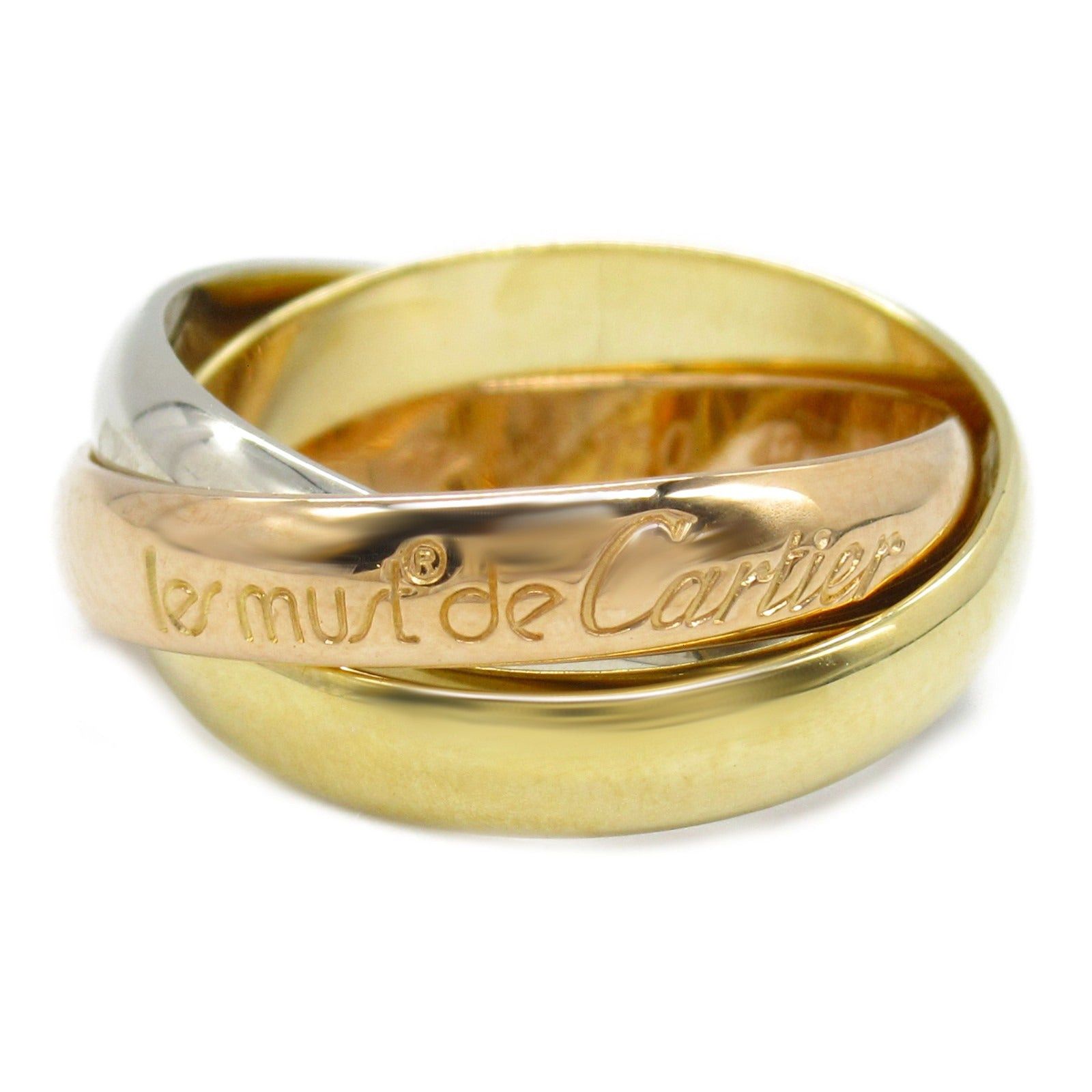 Cartier Cartier Trinity Ring K18 (Yellow Gold) K18Wg (White (Pink Gold Size ONE SIZE - 1 Thumbnail
