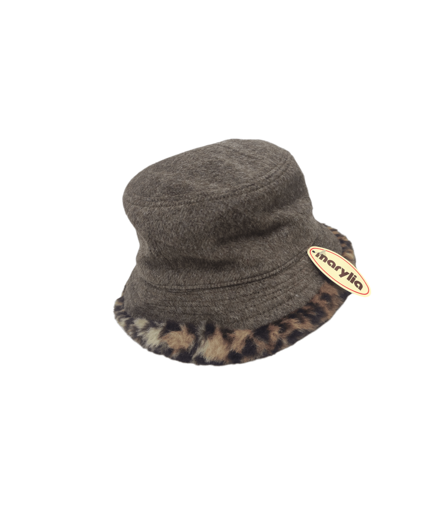 Japanese Brand MARYLIA WOOL LEOPARD BUCKET HAT Size ONE SIZE - 1 Thumbnail