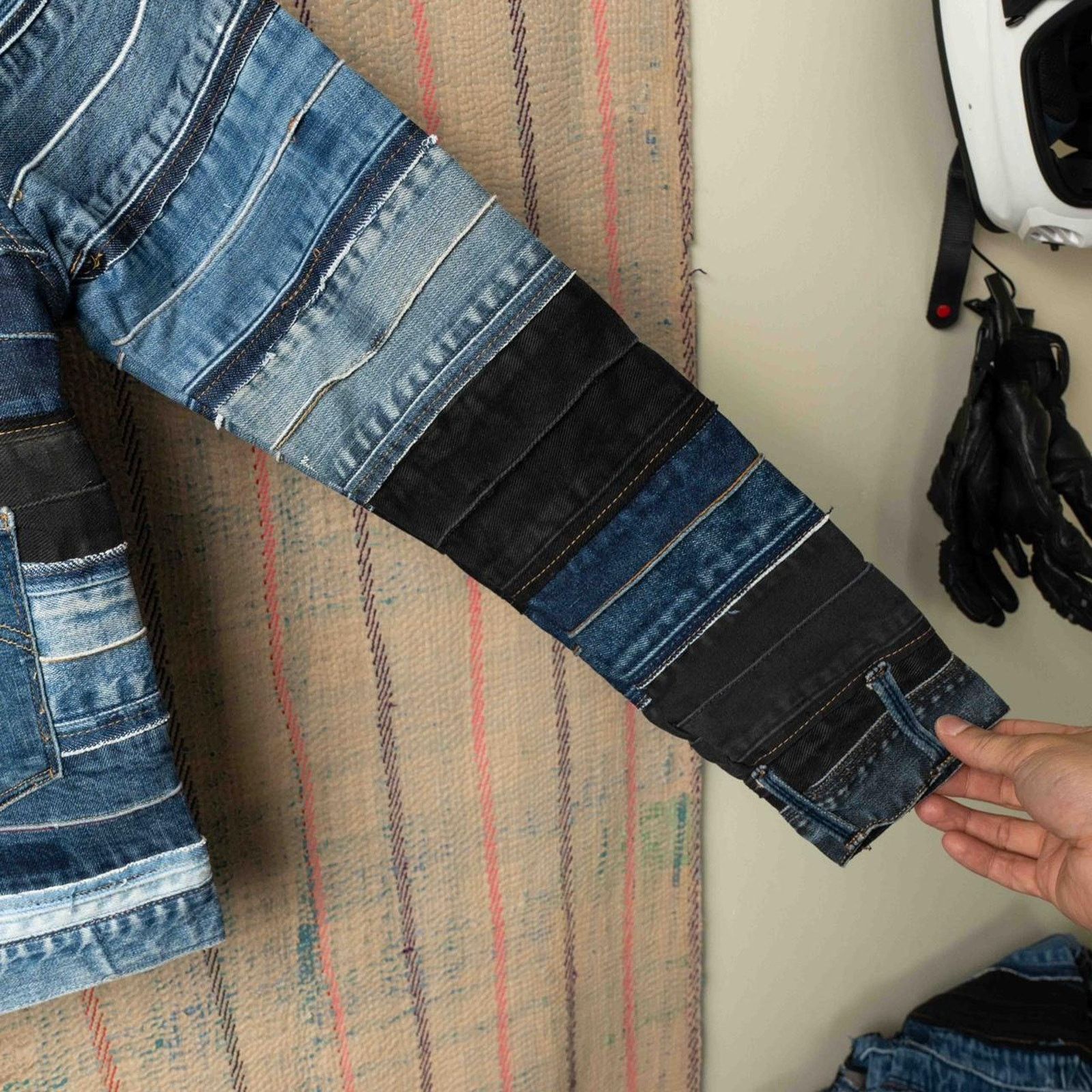 Levi's Custom Upcycled levis denim jacket , One of One Rework Small Size US S / EU 44-46 / 1 - 6 Thumbnail