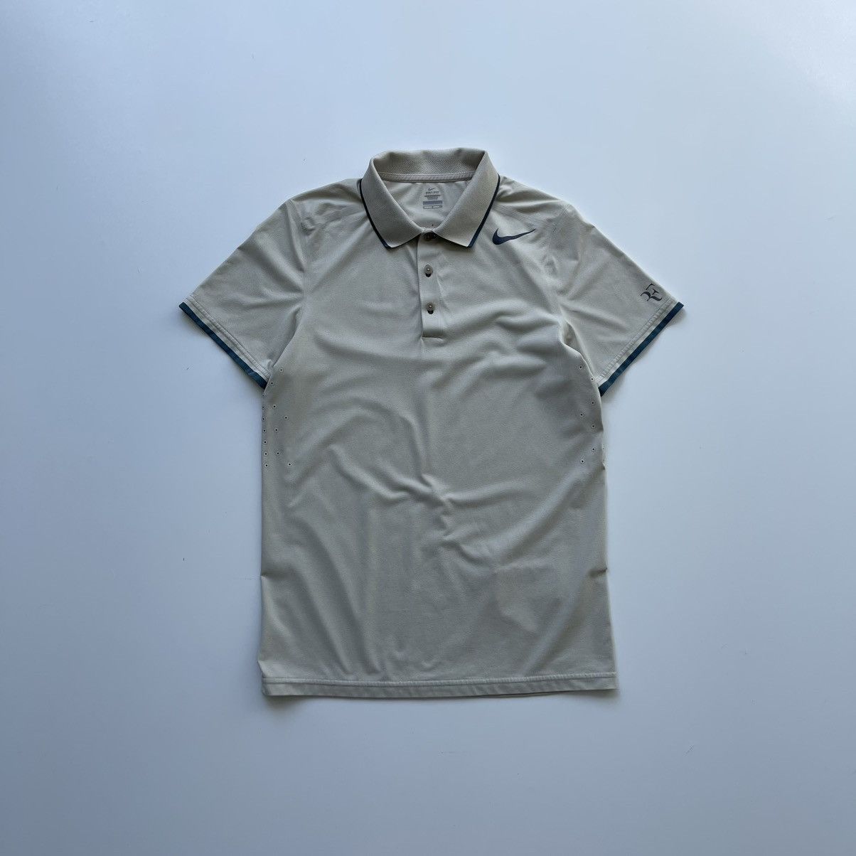 Nike Nike Rodger Federer RF 2014 Australian Open Dubai Polo Shirt Size US S / EU 44-46 / 1 - 1 Thumbnail