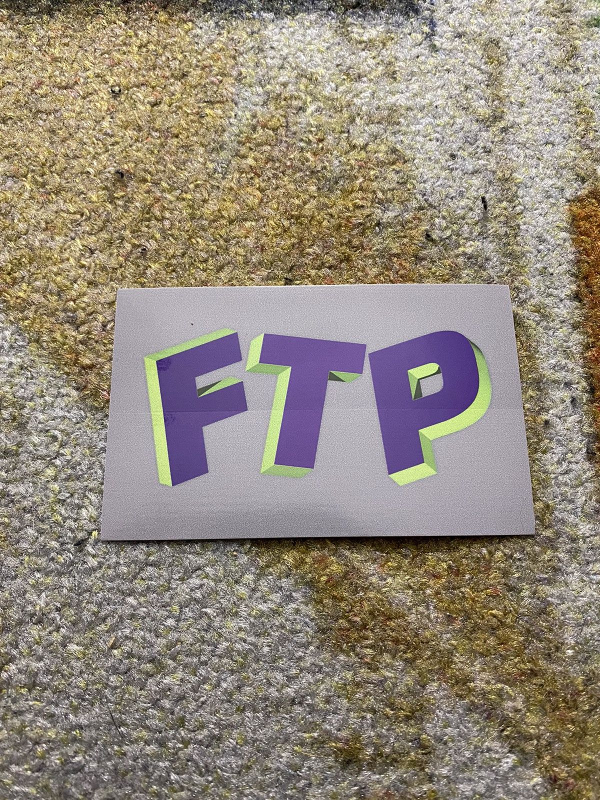 Fuck The Population FTP PUFF 3D LOGO STICKER Size ONE SIZE - 1 Preview