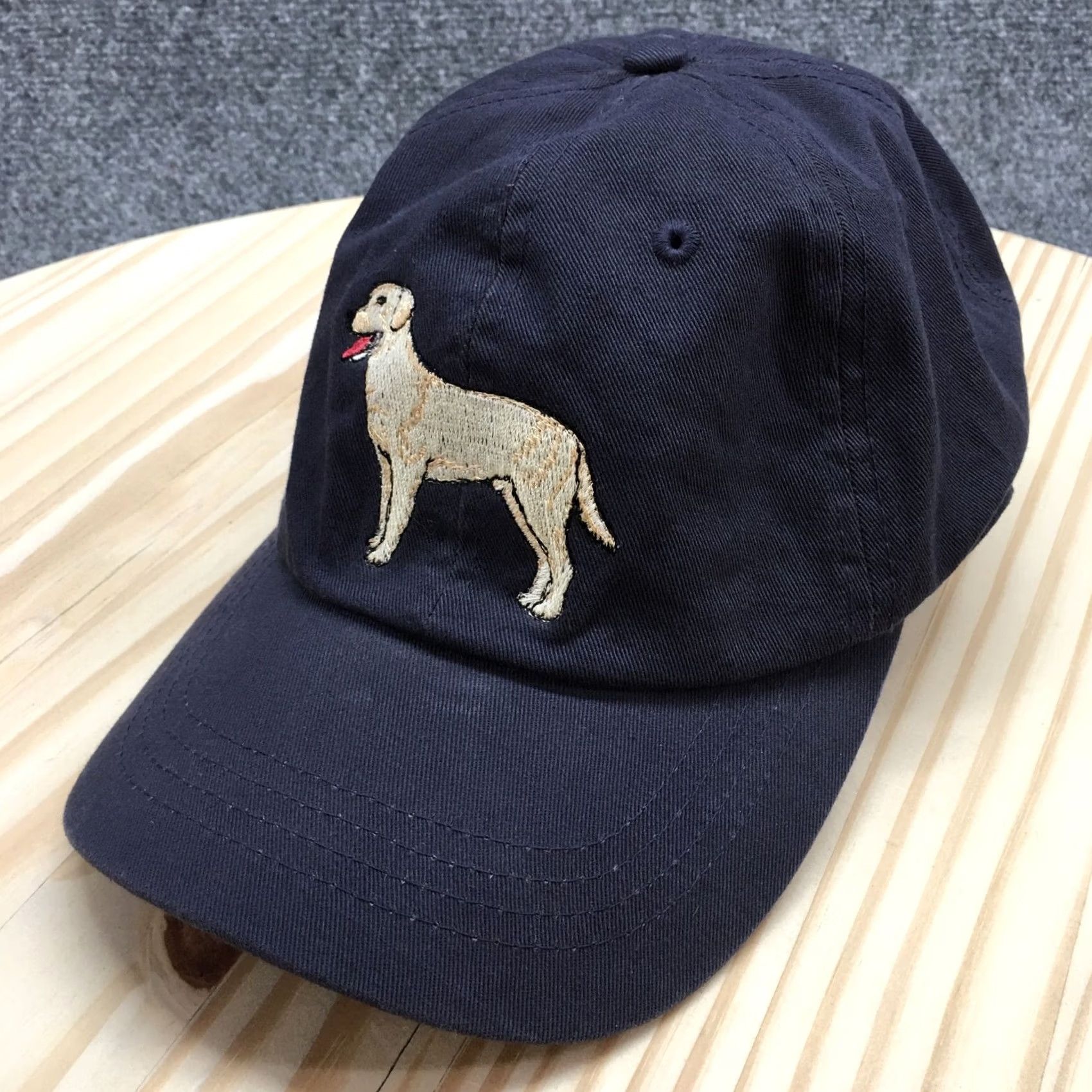 Logo 7 Labrador Retriever Baseball Hat Womens Blue One Size Adjustable Embroidered Logo Ventilated Adults Womens Size ONE SIZE - 2 Thumbnail