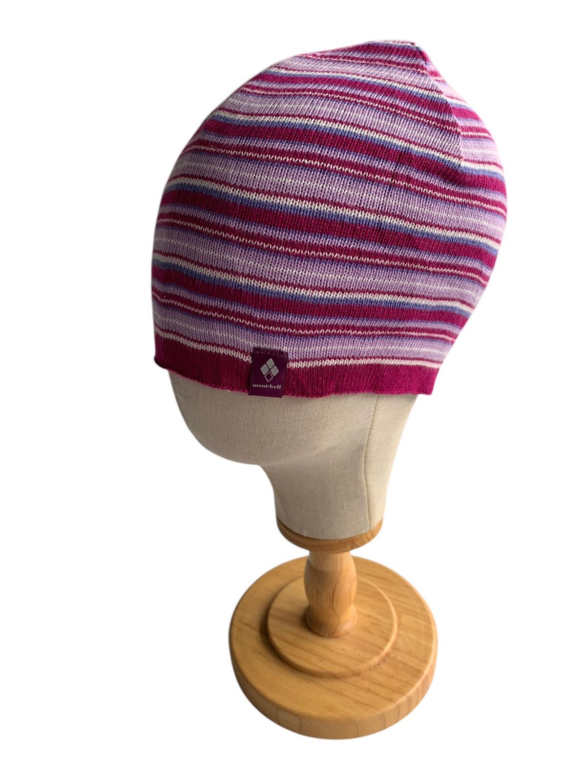 Japanese Brand × Montbell Montbell Outdoor Winter Sessions Stripe Beanie Hats Size ONE SIZE - 4 Thumbnail