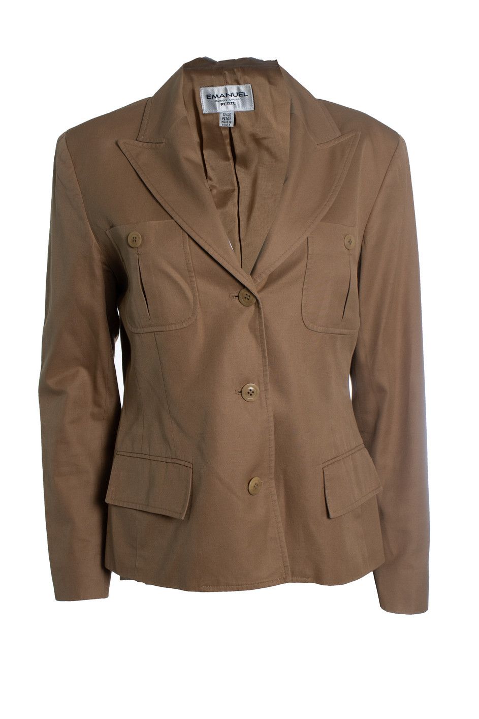 Emanuel Ungaro Emanuel ungaro, Brown 4 pocket blazer Size L / US 10 / IT 46 - 1 Thumbnail