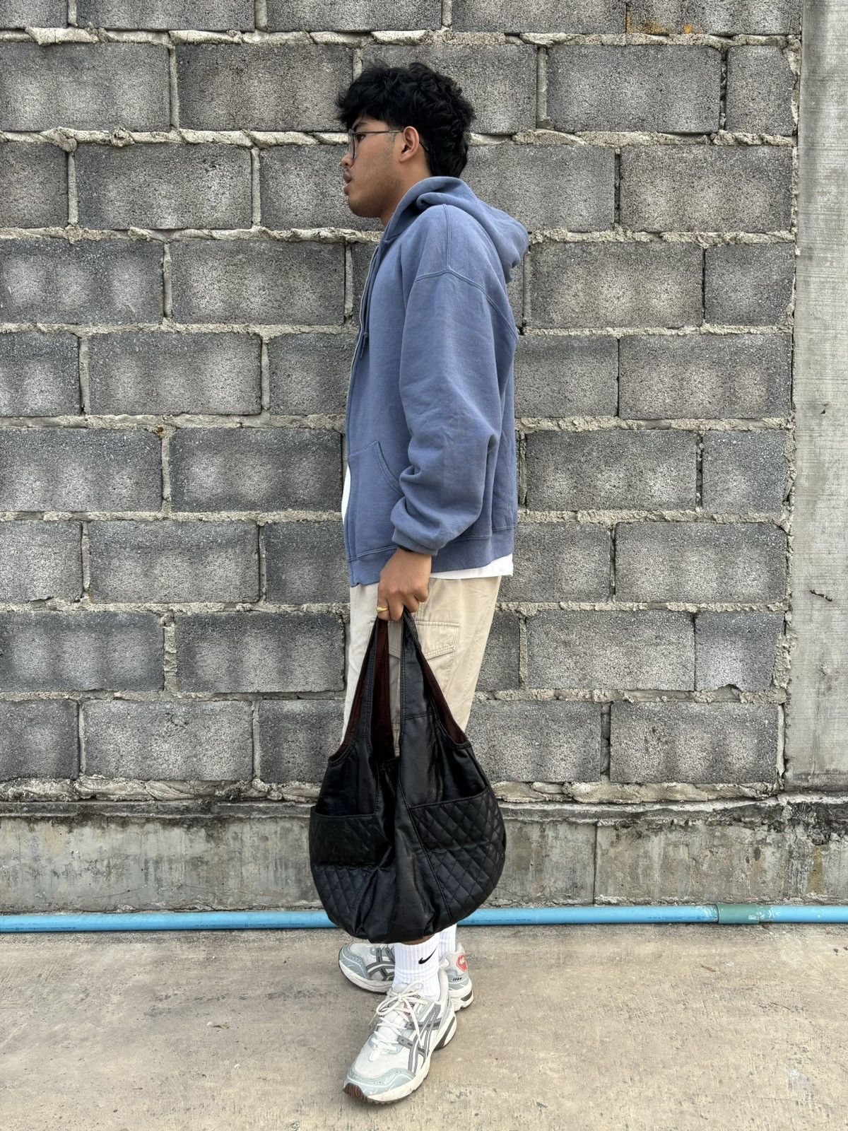 Japanese Brand 🥷🏿 Leather Tote Shoulder Bag Size ONE SIZE - 5 Thumbnail