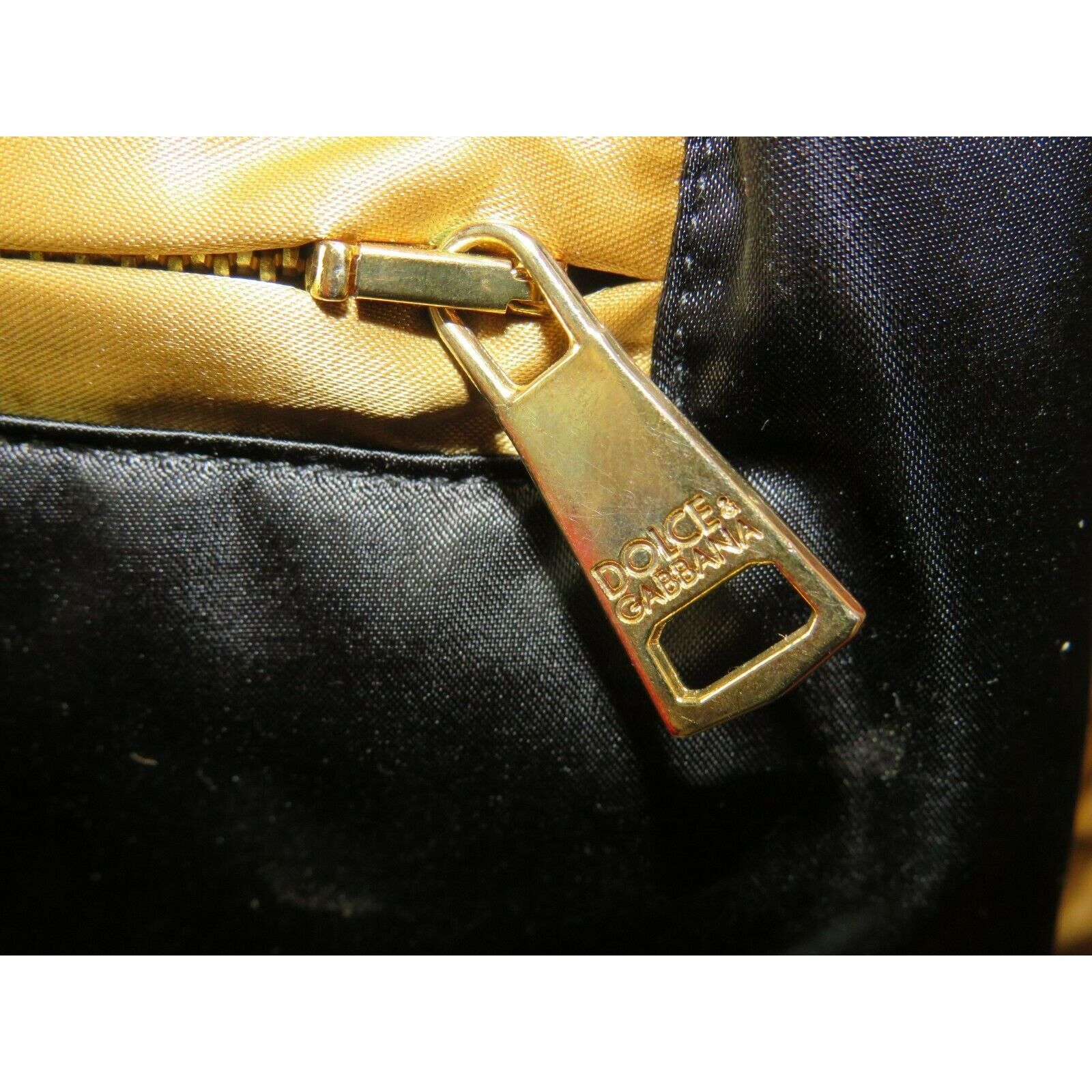 Dolce & Gabbana DOLCE GABBANA GOLD BLACK NYLON THAI EAGLE SPORT PANTS 54 IT Size US 38 / EU 54 - 6 Thumbnail