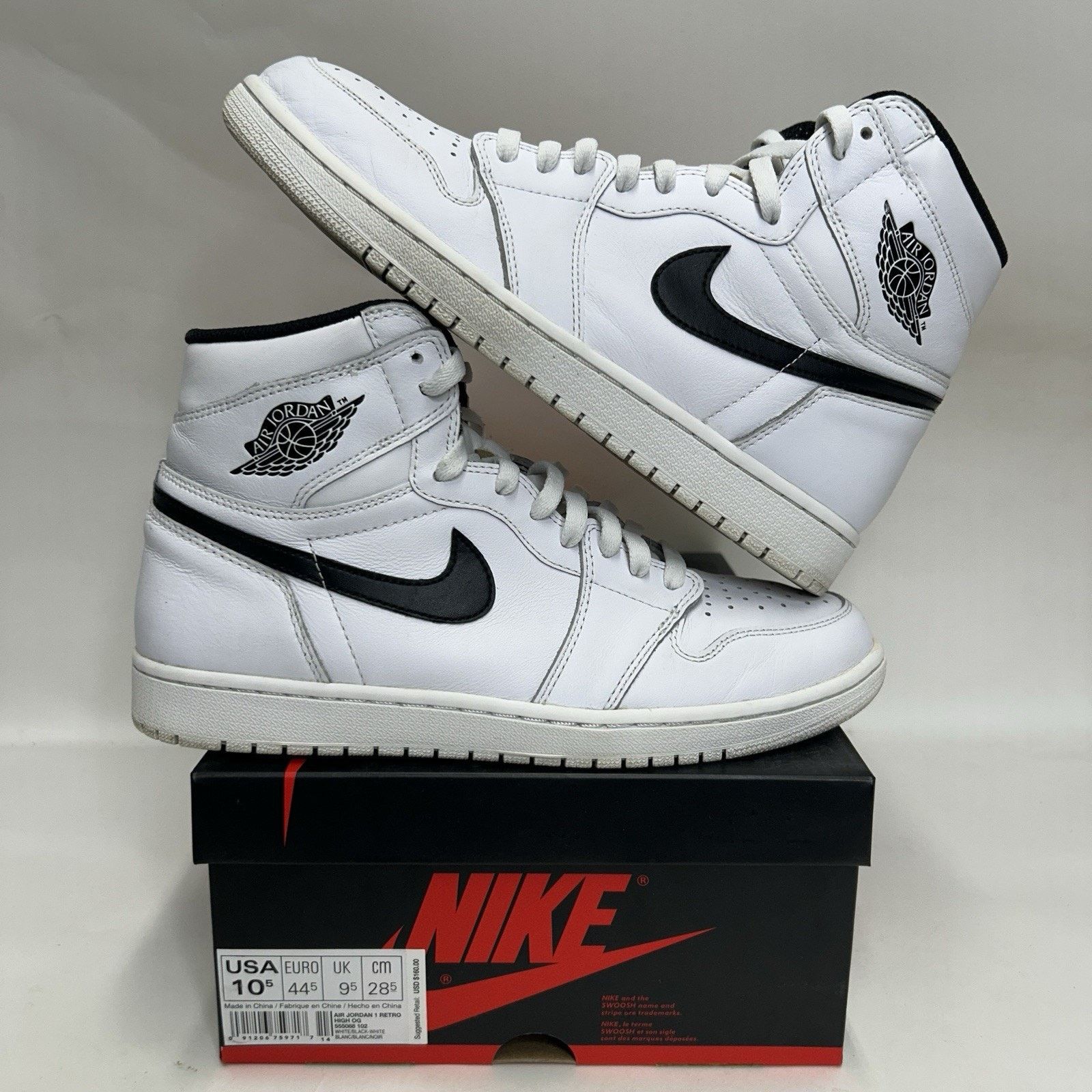 Jordan Brand Nike Air Jordan 1 Retro OG Premium High “Yin Yang” Size US 10.5 / EU 43-44 - 1 Thumbnail