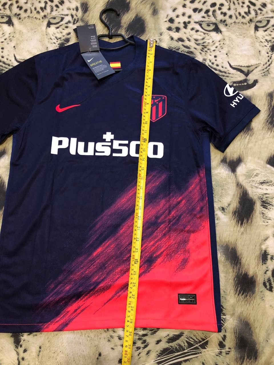Nike ATLETICO MADRID FOOTBALL SHIRT SOCCER JERSEY NIKE Size US L / EU 52-54 / 3 - 13 Thumbnail