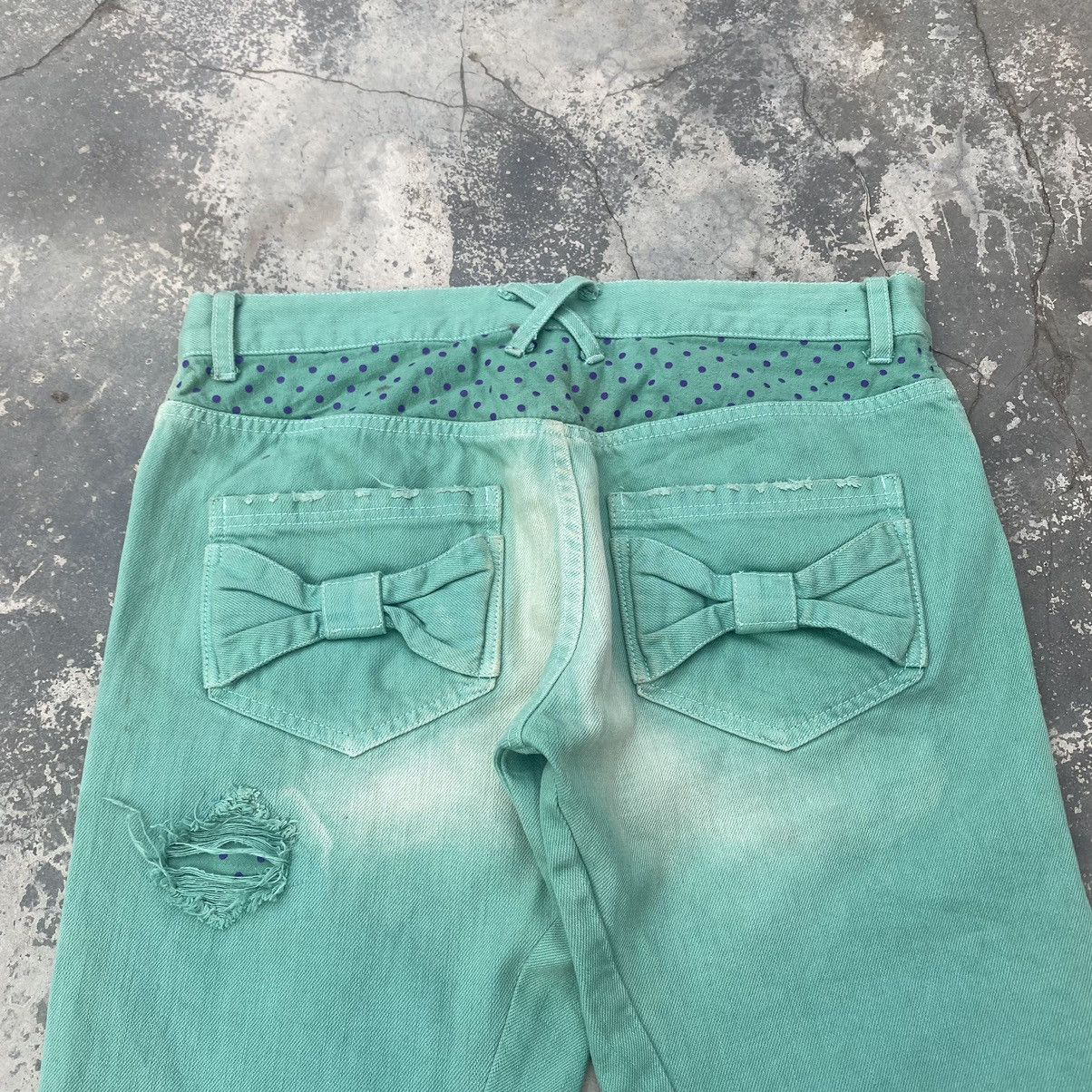 Hysteric Glamour × Japanese Brand CANDY STRIPPER Distressed Jeans Size 32" / US 10 / IT 46 - 6 Thumbnail