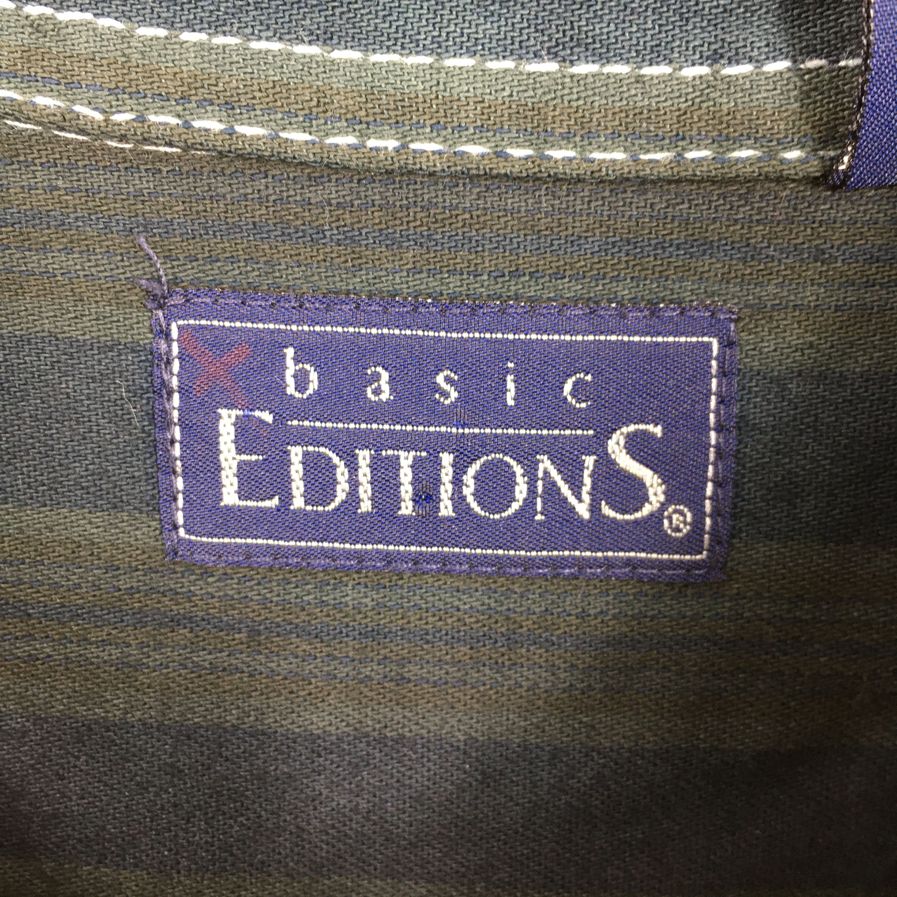 Basic Editions Vintage Basics Editions Stripes Flannel Shirt Large Size US L / EU 52-54 / 3 - 5 Thumbnail