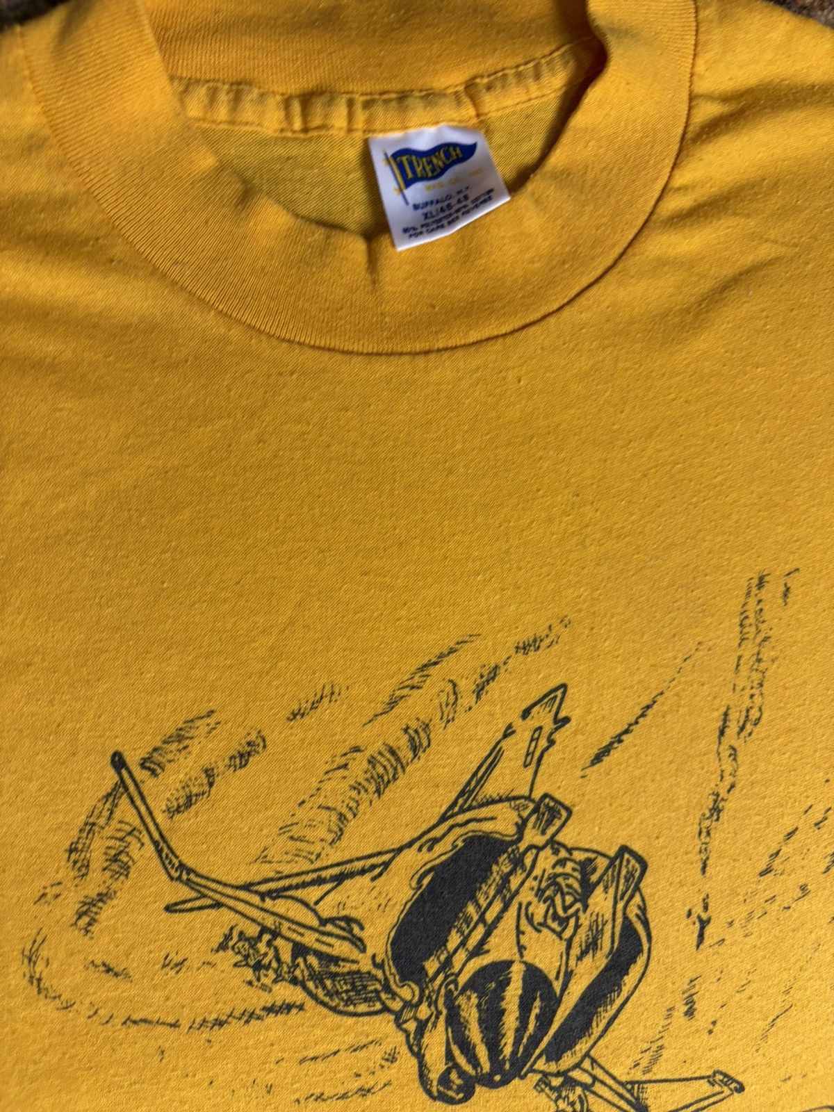 American Trench × Vintage Vintage 1980s flight school Tshirt Size US XL / EU 56 / 4 - 3 Thumbnail