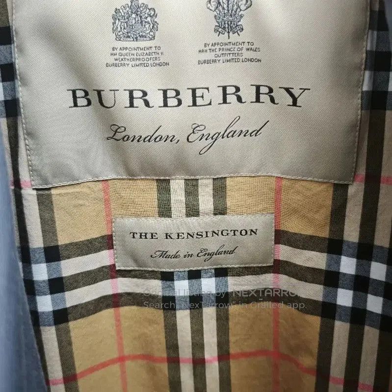 Burberry Burberry Gray Cotton Mid-Length Trench Coat. Size L / US 10 / IT 46 - 3 Thumbnail