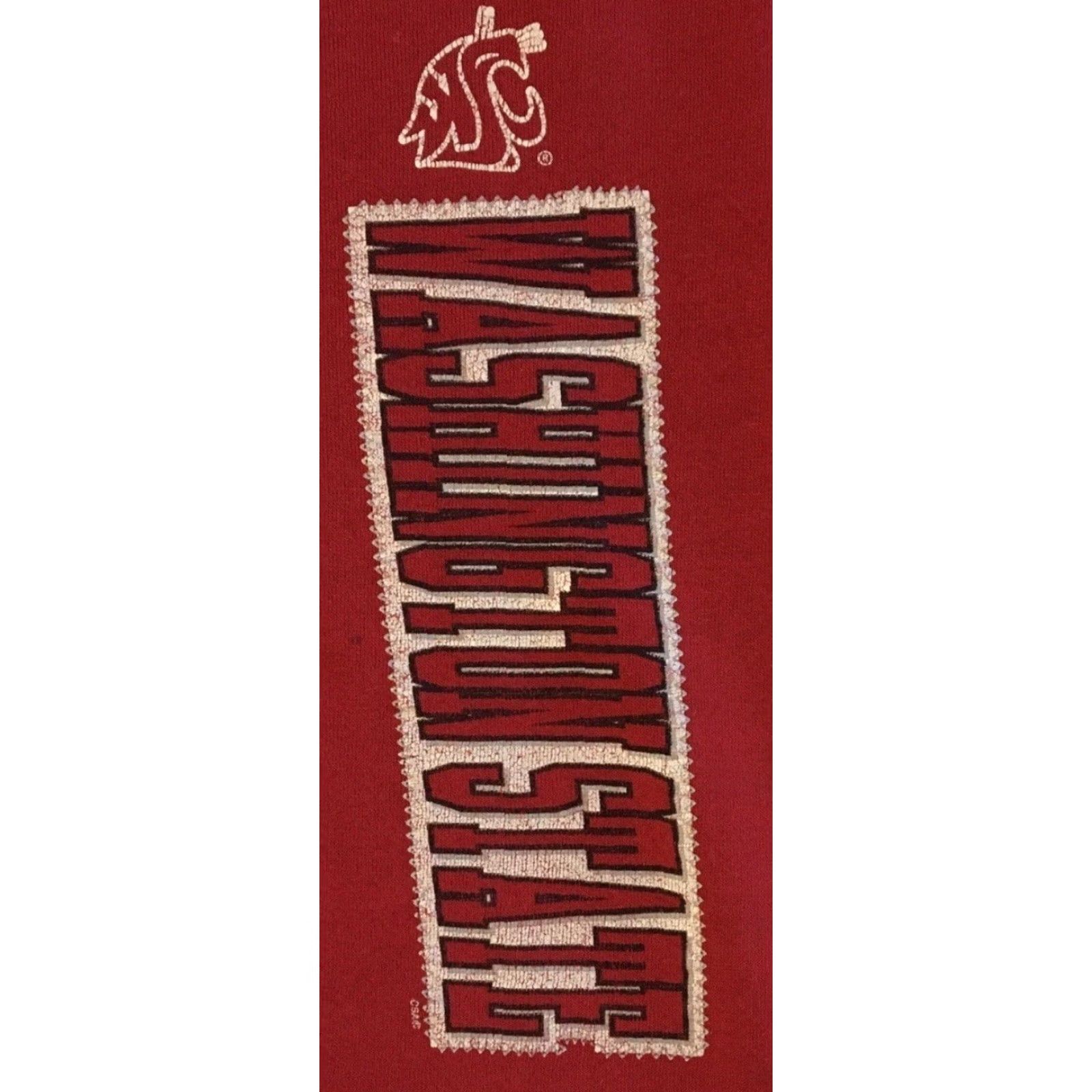 Vintage VINTAGE 90s Washington State Faded Distress Sweatpants XS College Track PE Grunge 80 Mens Size US 27 - 2 Thumbnail