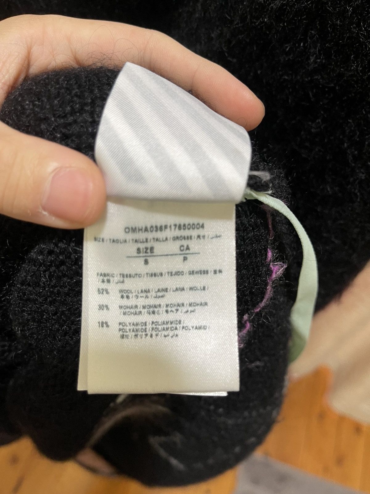 Off-White Off-White Brushed Mohair Arrows Sweater Size US S / EU 44-46 / 1 - 4 Thumbnail