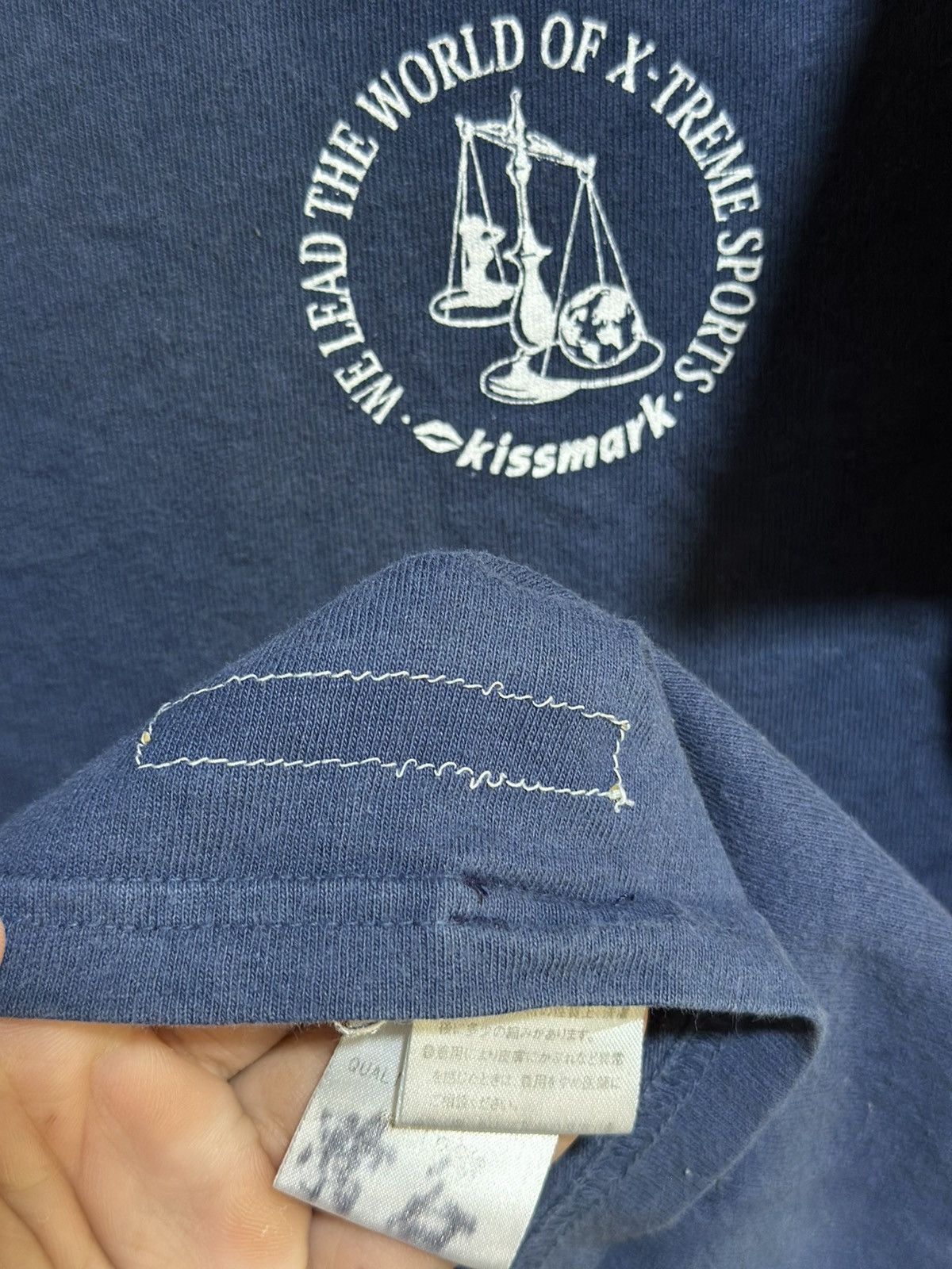 Japanese Brand × Vintage Vintage Kissmark We Lead The World Of X-treme Sports Faded Size US M / EU 48-50 / 2 - 5 Thumbnail