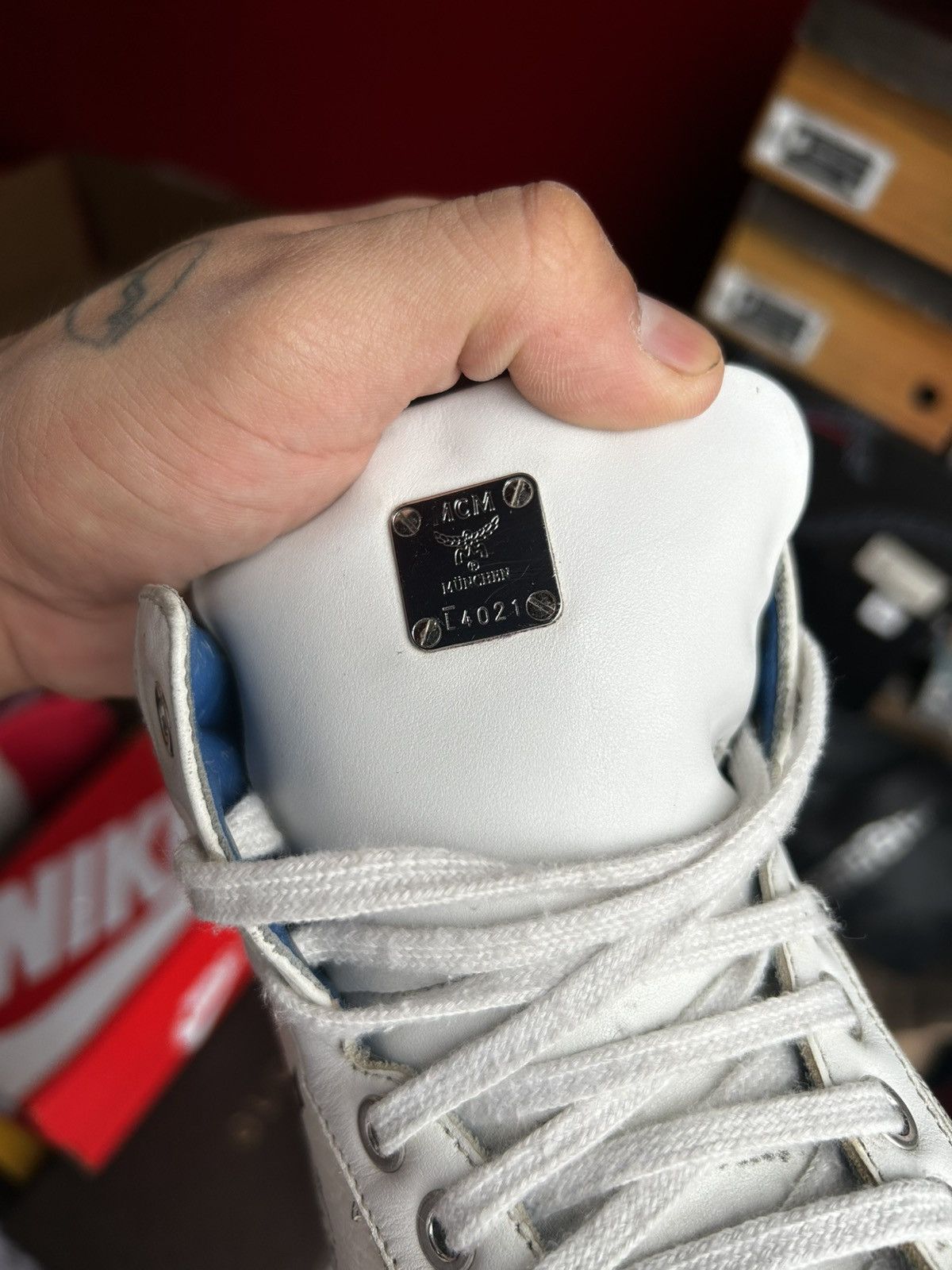 MCM Mcm high top sneakers Size US 7.5 / IT 37.5 - 6 Thumbnail