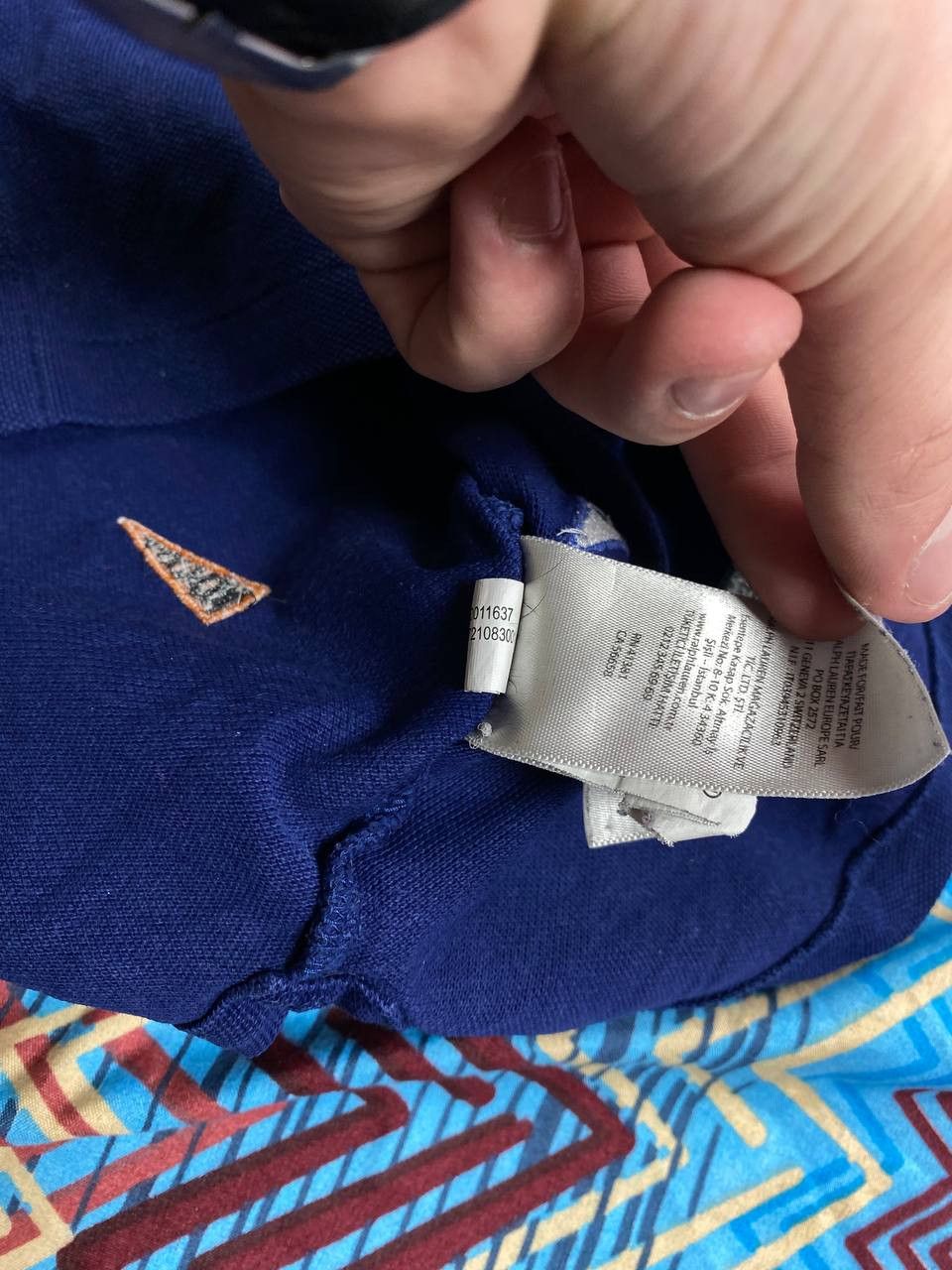 Polo Ralph Lauren polos Polo Ralph Lauren print blue T-Shirt Y2K Vintage Size US S / EU 44-46 / 1 - 4 Thumbnail