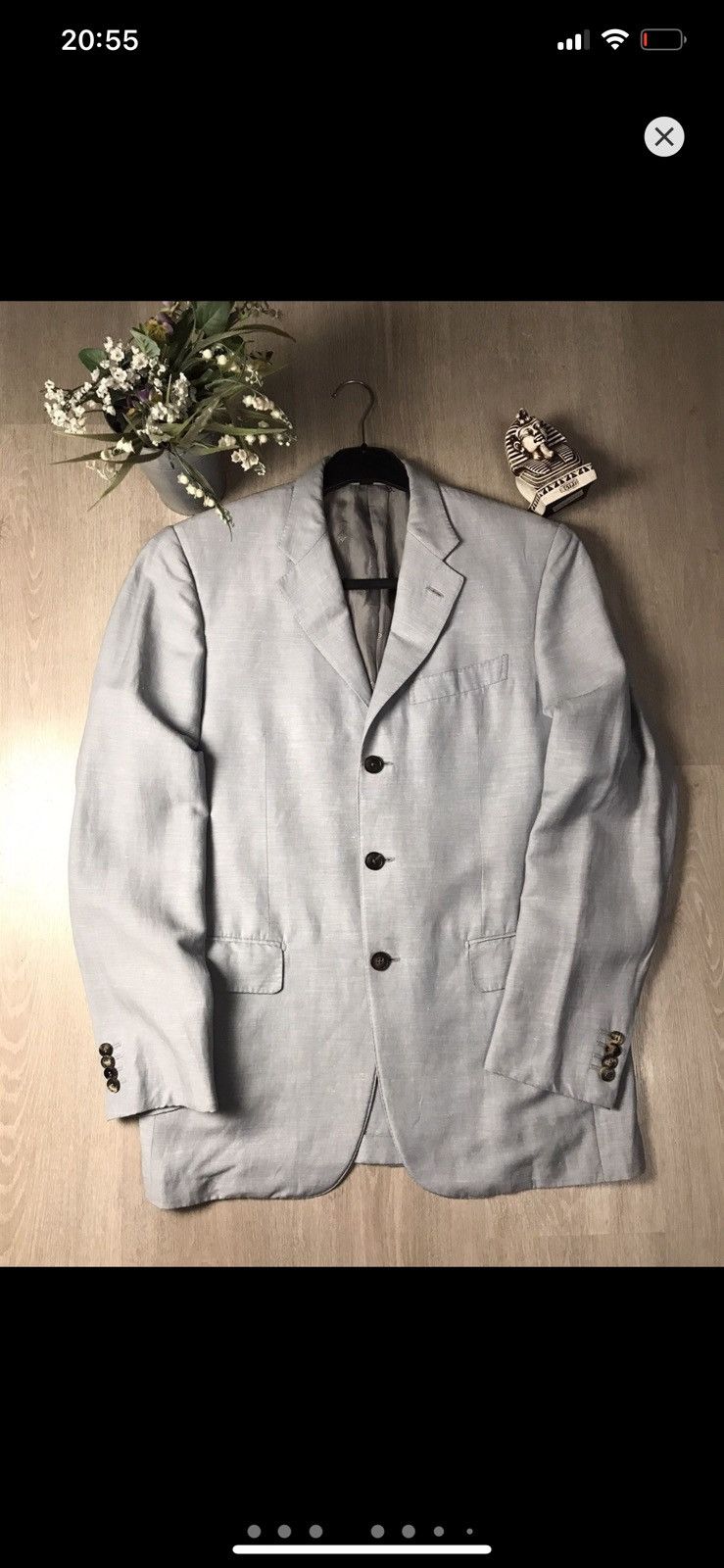 Givenchy Givenchy Gentleman Lana Lino luxury suit Size 50R - 4 Thumbnail