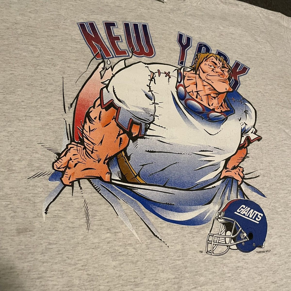 NFL × Vintage Vintage 1995 NFL New York Giants Break Thru Super Bowl Tee Size US XL / EU 56 / 4 - 3 Thumbnail