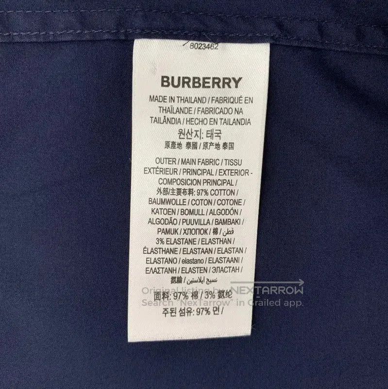 Burberry Burberry Men's S Size Navy Cotton Shirt. Size US S / EU 44-46 / 1 - 6 Thumbnail