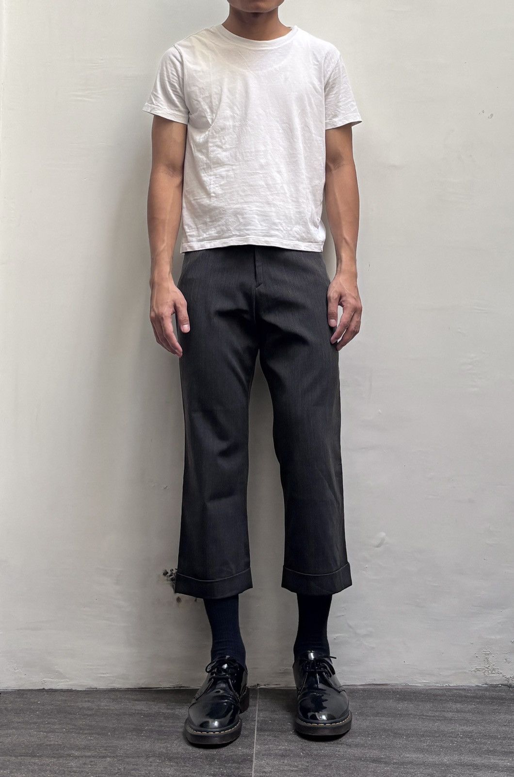 Yohji Yamamoto FREE TAX! Iwish Slim Cropped Trousers Size US 28 / EU 44 - 1 Thumbnail