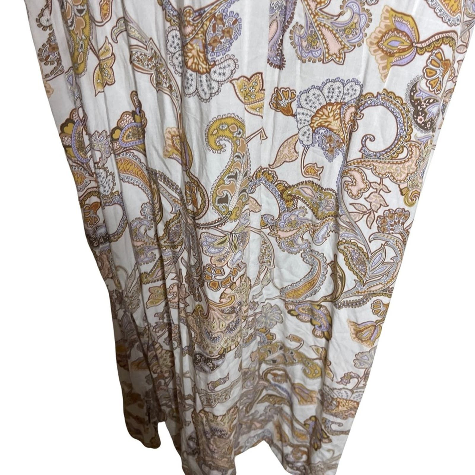 Other OWL Marrakech Clarisse 100% viscose maxi paisley dress US M Size M / US 6-8 / IT 42-44 - 3 Thumbnail