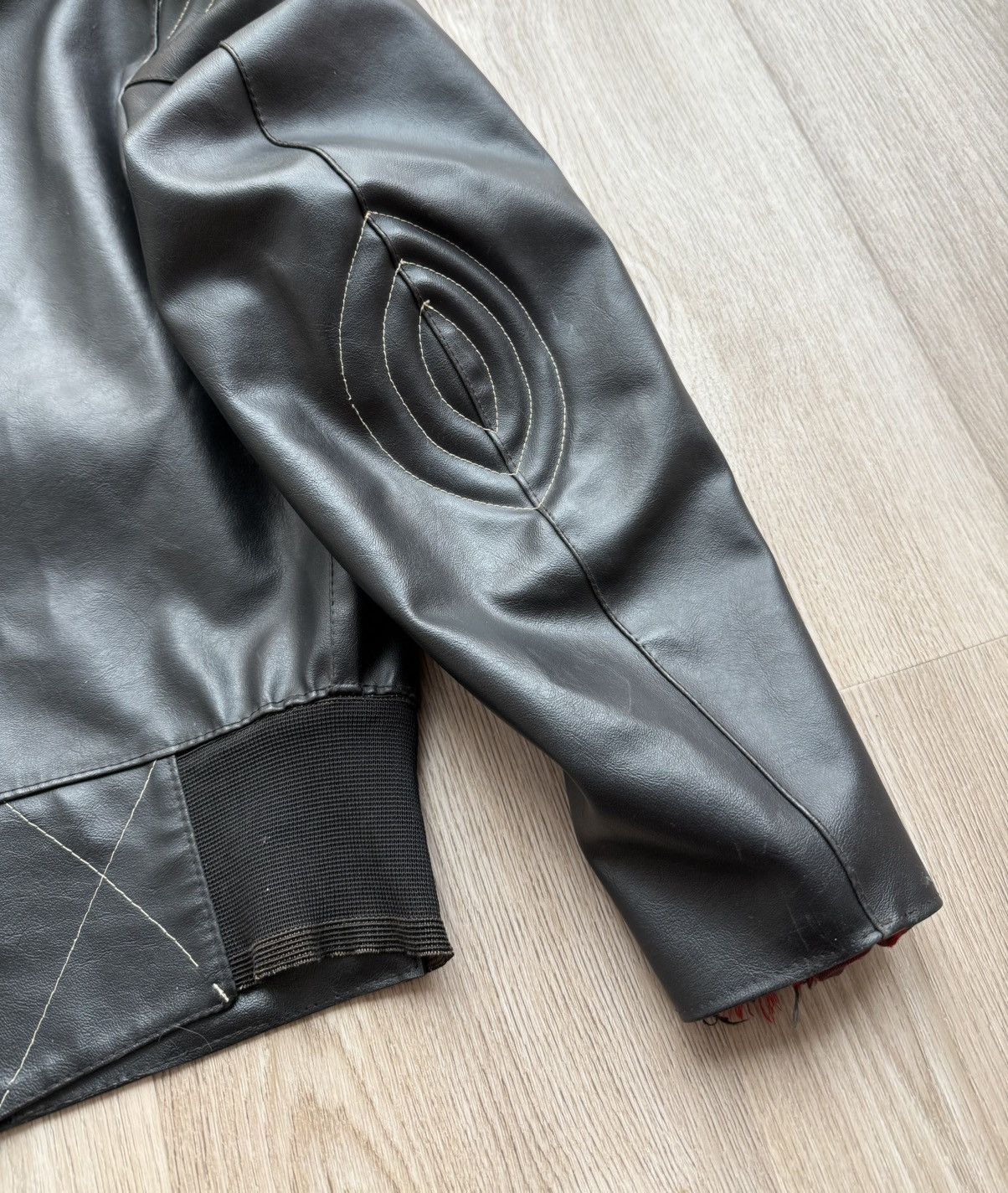 AMI Rare Vintage AMI Black Leather Racing Biker Jacket Size US L / EU 52-54 / 3 - 18 Thumbnail