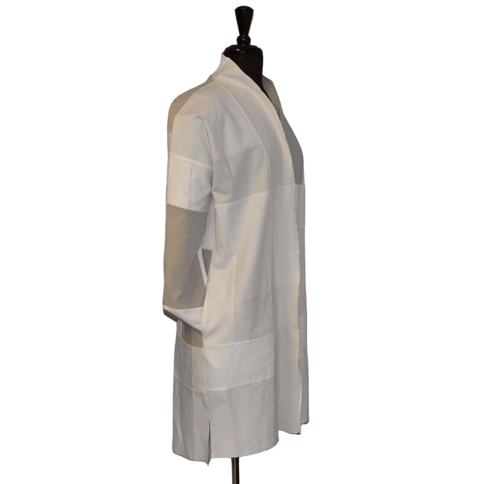 Eileen Fisher NWT EILEEN FISHER Resewn Cotton Blend Kimono Coat Sz XS $278 Size XS / US 0-2 / IT 36-38 - 5 Thumbnail