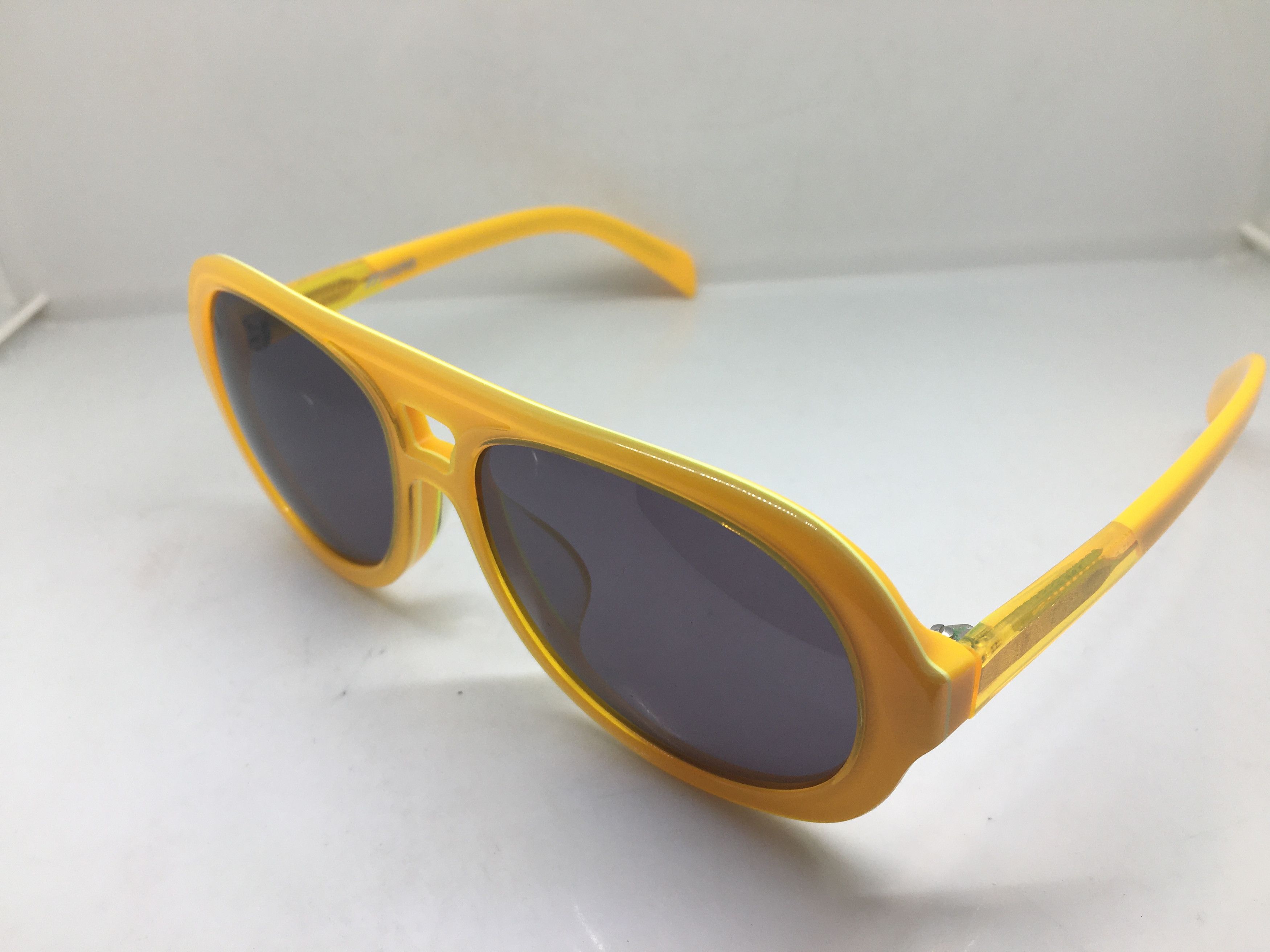 Other MIZUNO Yellow Aviator Sunglasses Frame Pilot Size ONE SIZE - 3 Thumbnail