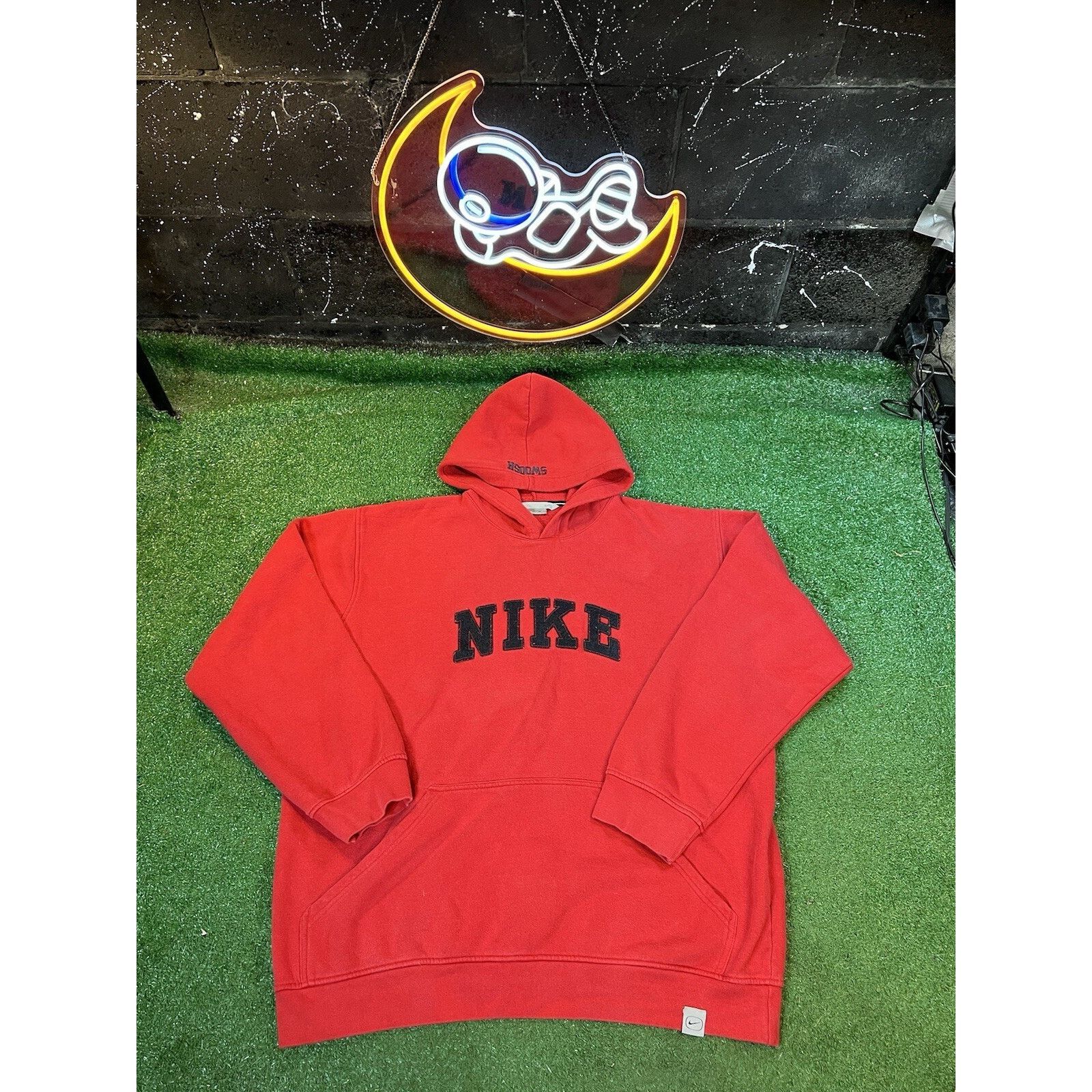 Nike Nike Y2k Red Mens Hoodie Sweatshirt size XXL Size US XXL / EU 58 / 5 - 1 Thumbnail