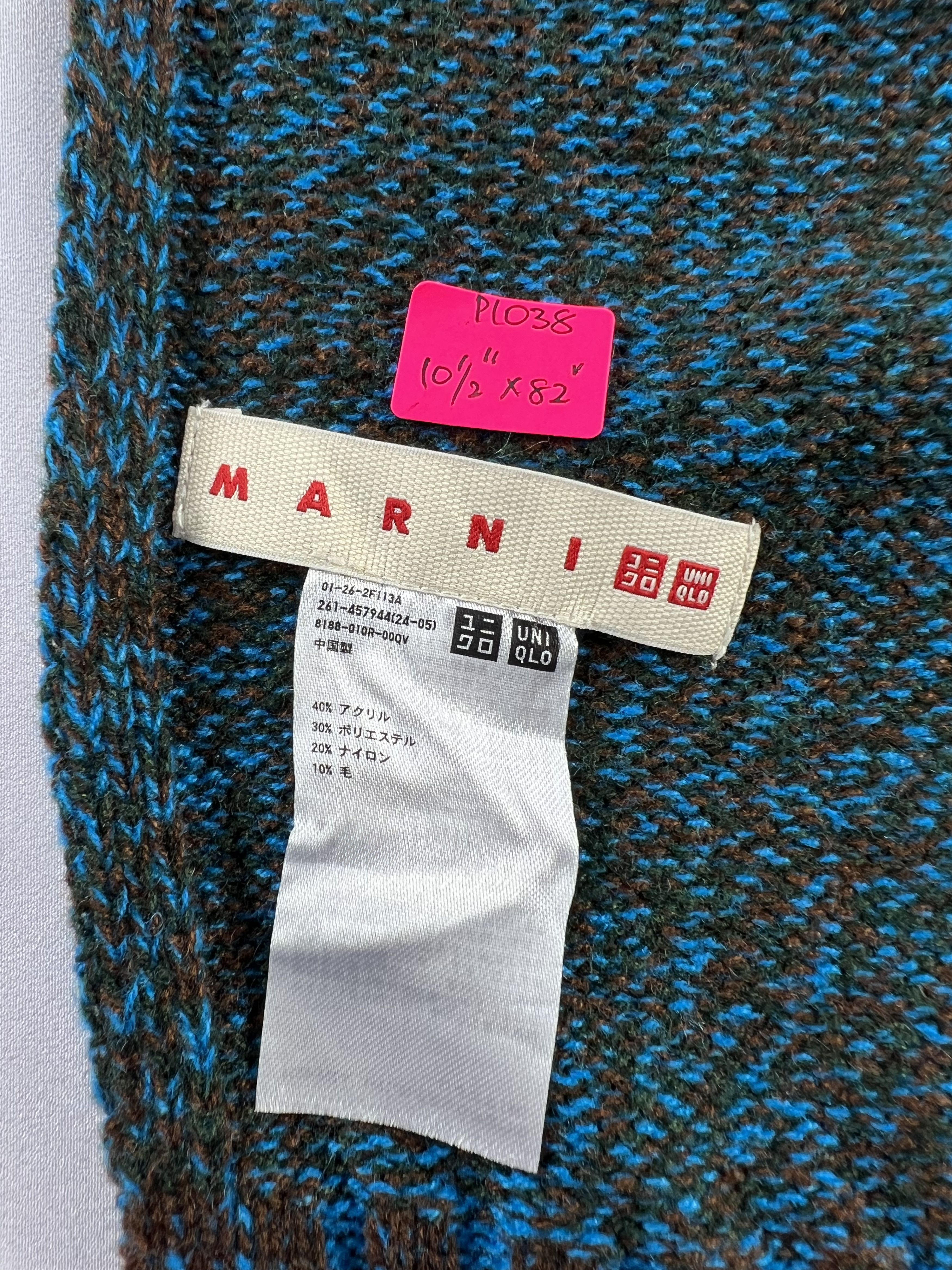 Marni × Uniqlo Marni Scarf / Muffler / Neckwear P1038 Size ONE SIZE - 4 Thumbnail