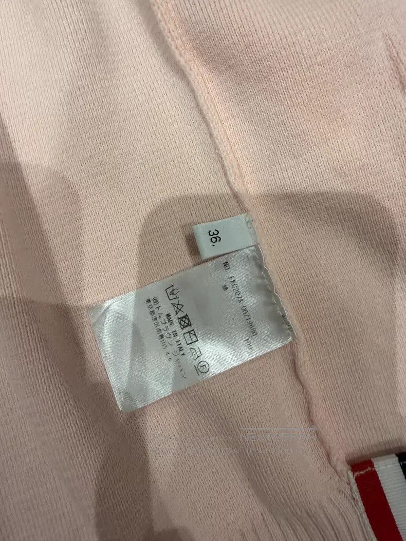 Thom Browne Thom Browne Pink knit cardigan Size XS / US 0-2 / IT 36-38 - 3 Thumbnail