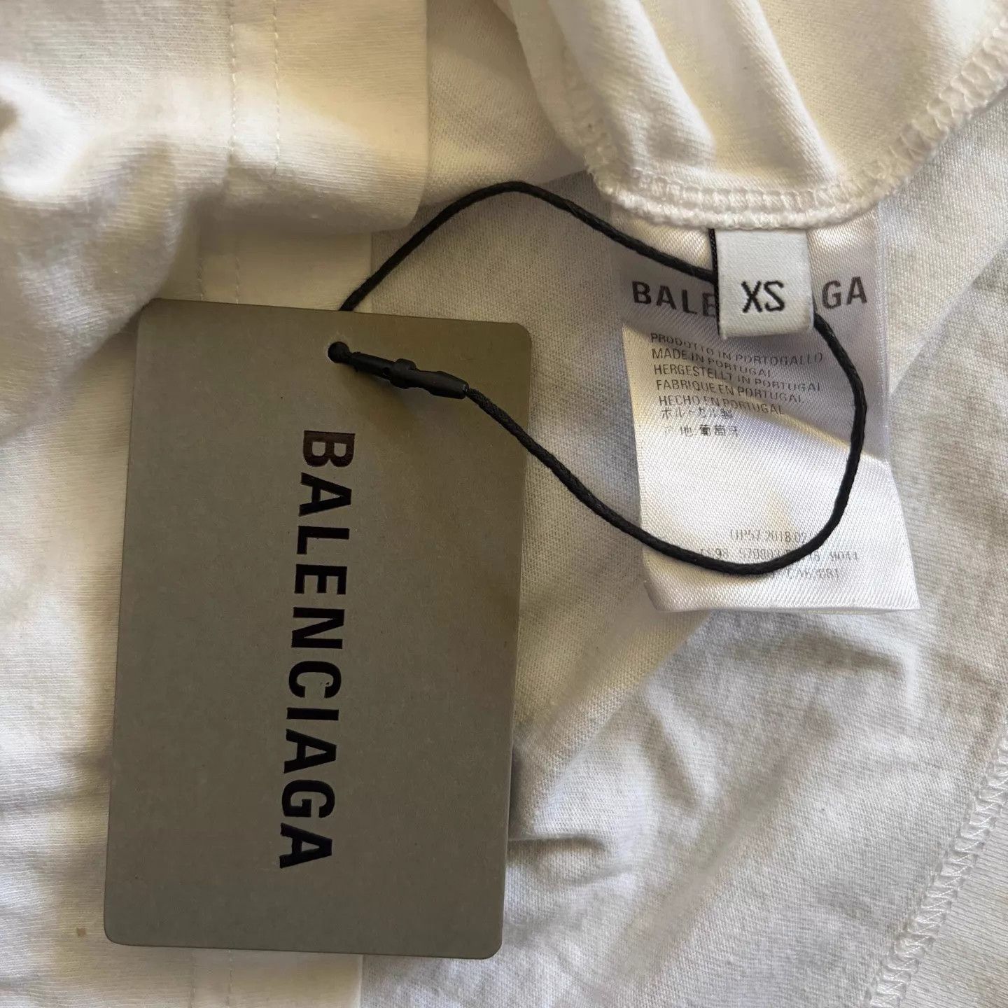 Balenciaga Balenciaga Lock Short Sleeve T - Shirt White XS Size US XS / EU 42 / 0 - 4 Thumbnail