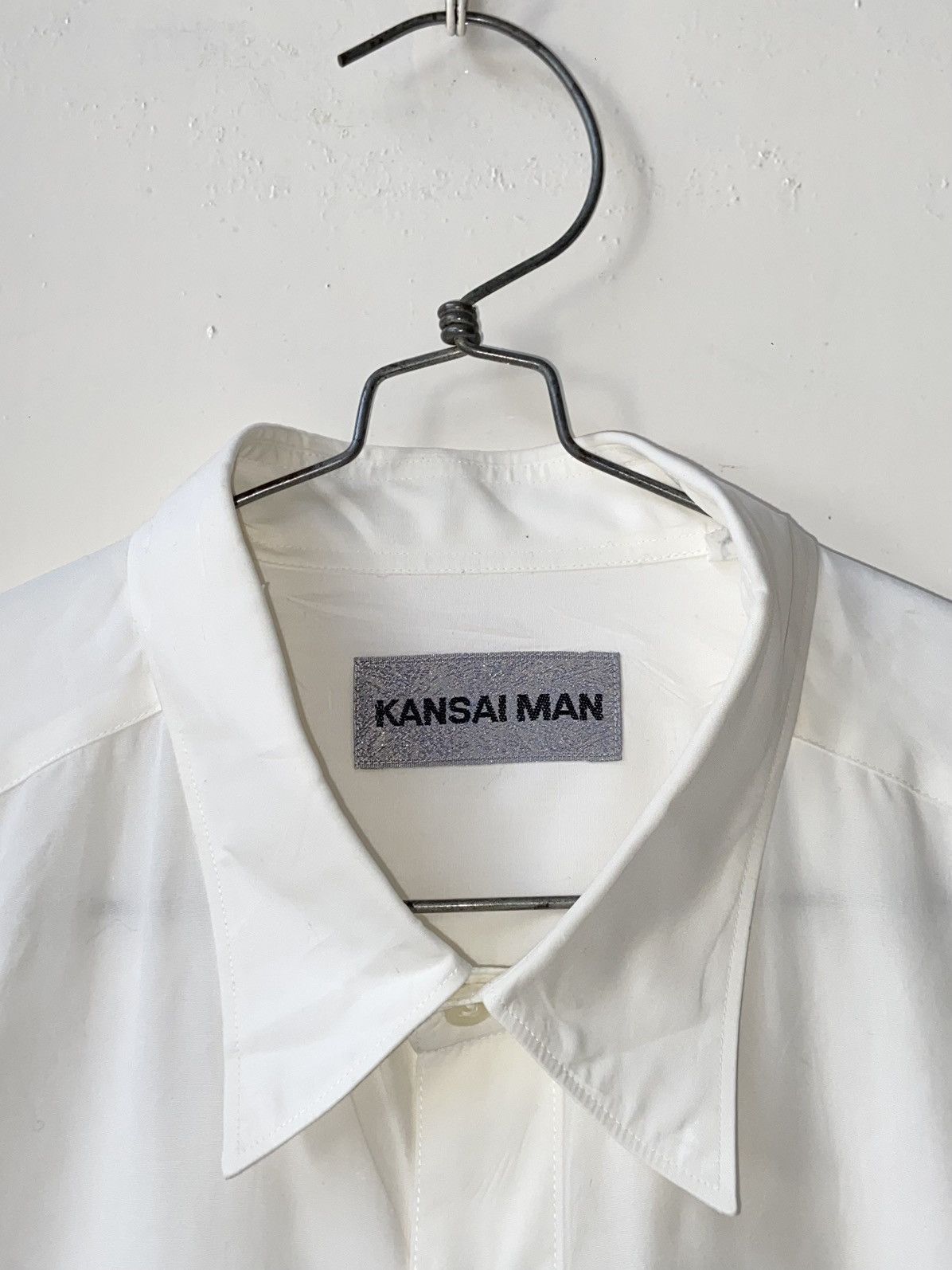Kansai Yamamoto KANSAI MAN White Shirt Size US L / EU 52-54 / 3 - 14 Thumbnail