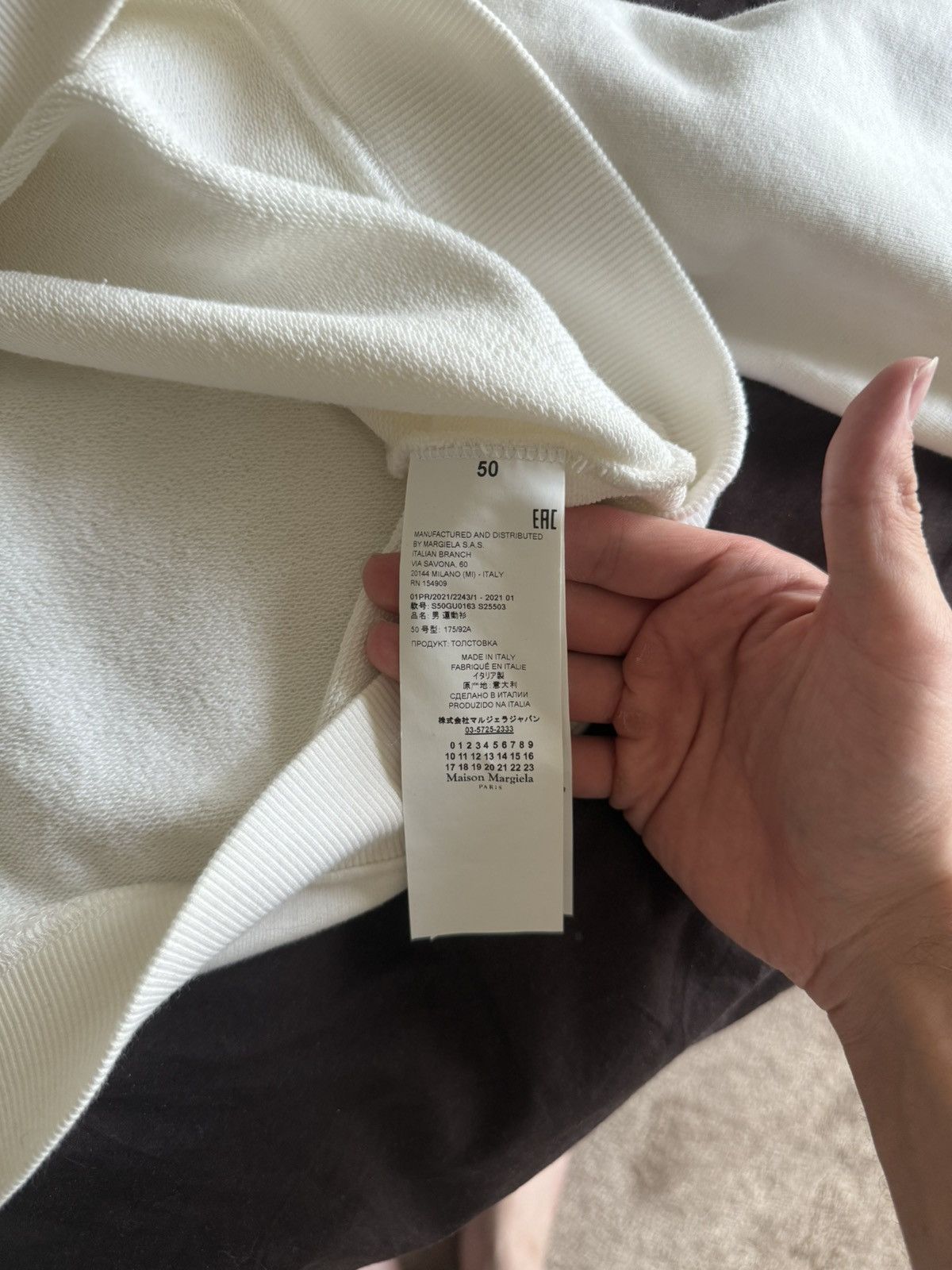 Maison Margiela Maison Margelia Calendar Hoodie Size US M / EU 48-50 / 2 - 4 Thumbnail